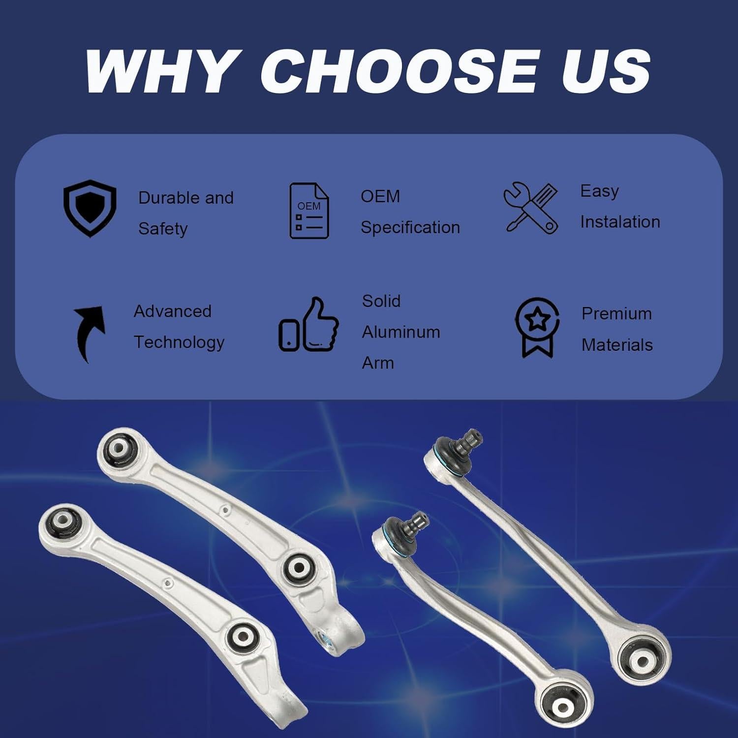 Kit de Suspensión 10 Piezas HEYHAP para Audi A4 A5 Q5 S4 S5