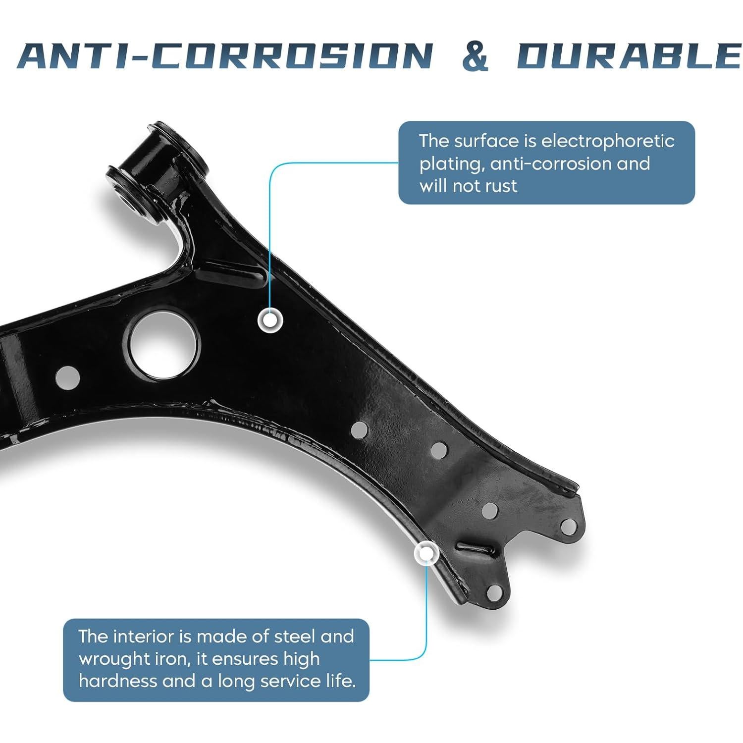 Brazo de Control Inferior Delantero Autsurles para Audi y VW