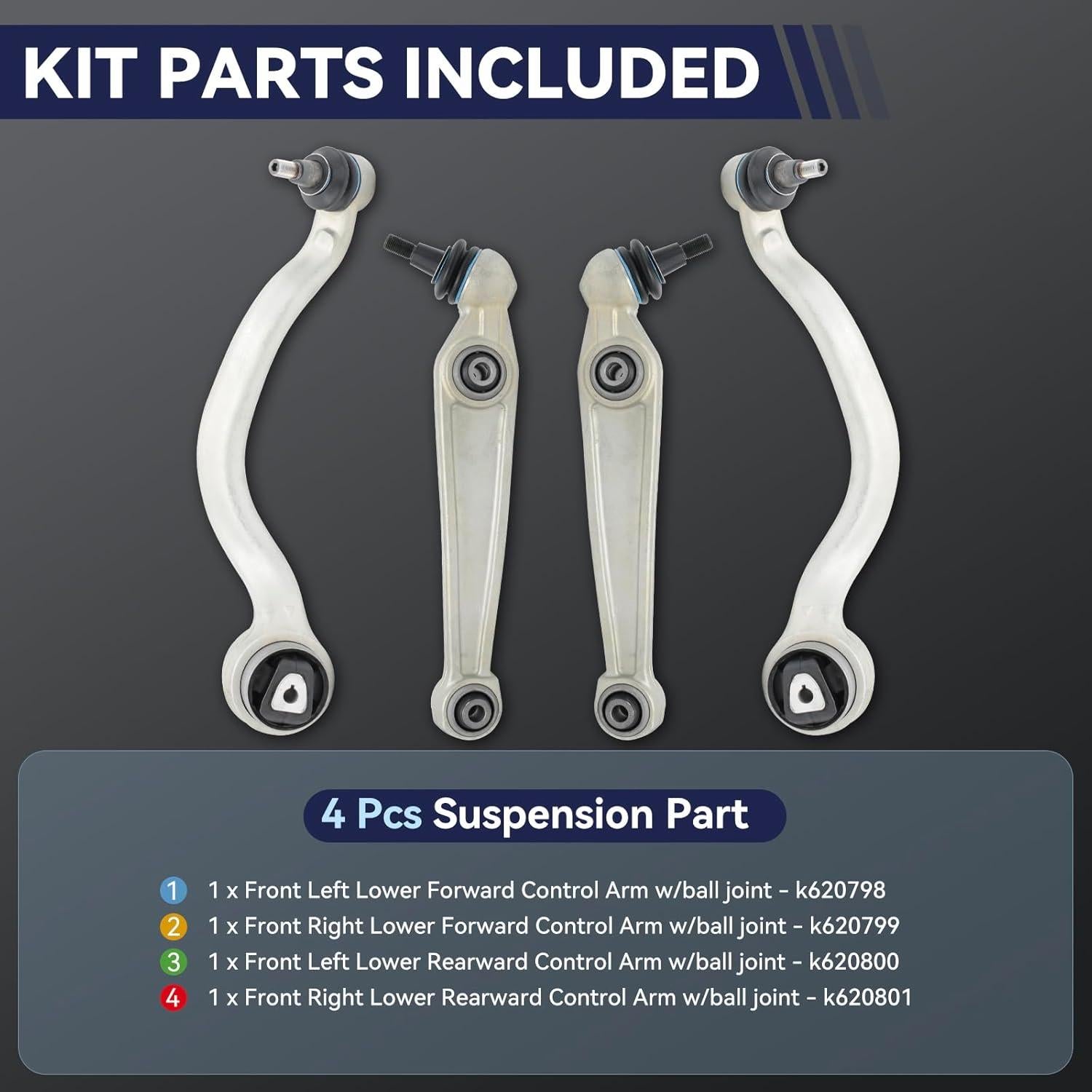 Kit de Suspensión Delantera UGFC 80047 para BMW X5/X6 2007-2014