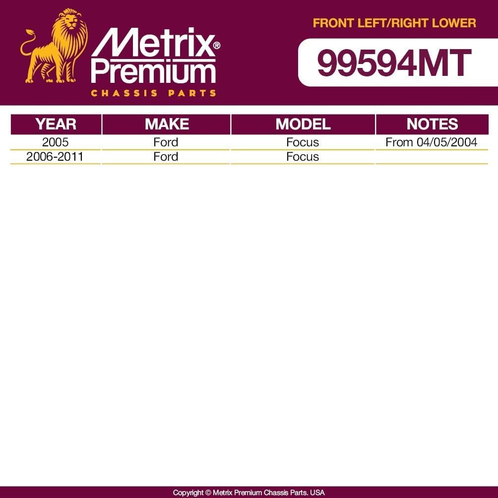 Brazo de Control Inferior Metrix para Ford Focus 2005-2011