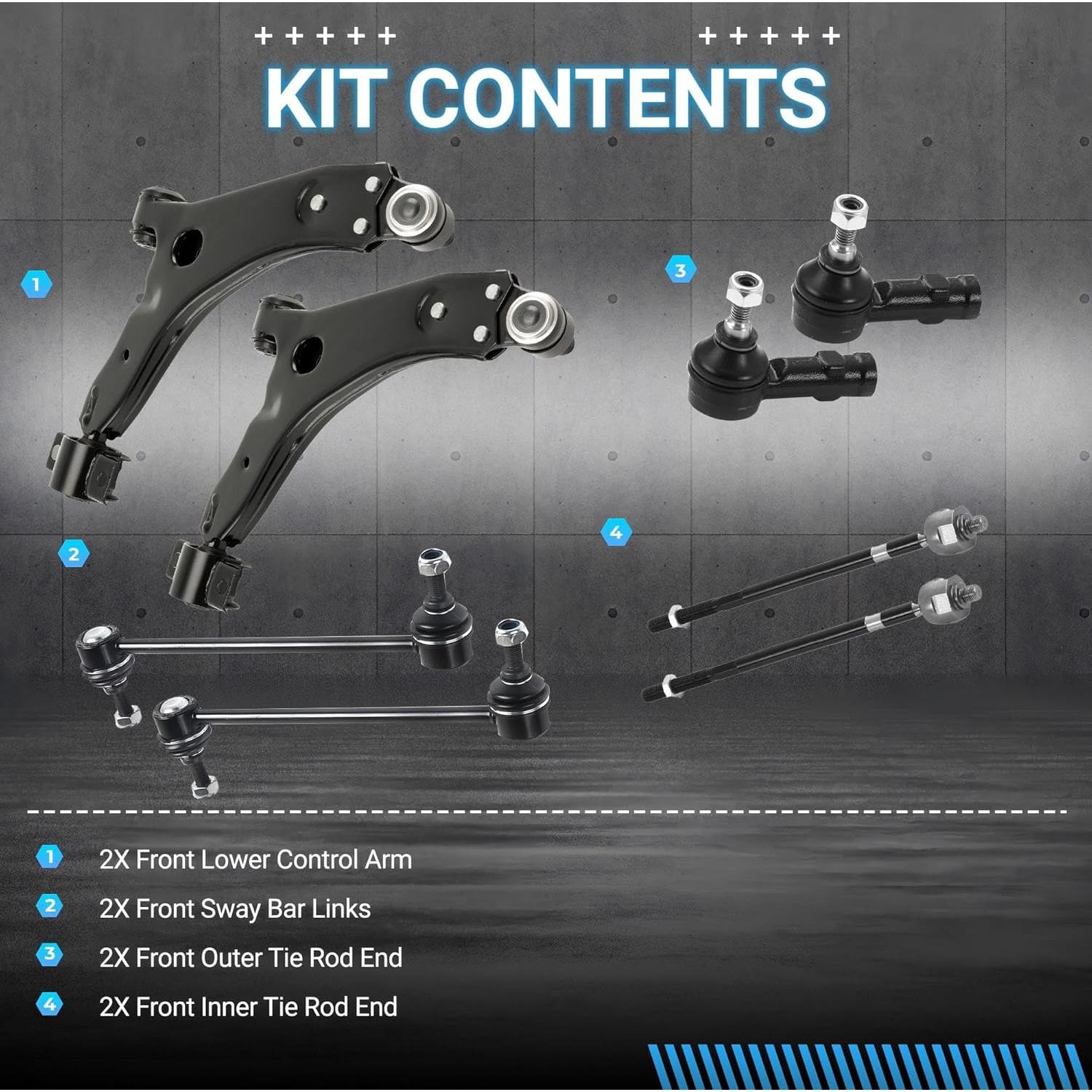 Kit de Brazo de Control Delantero Rockplanet para Ford Focus