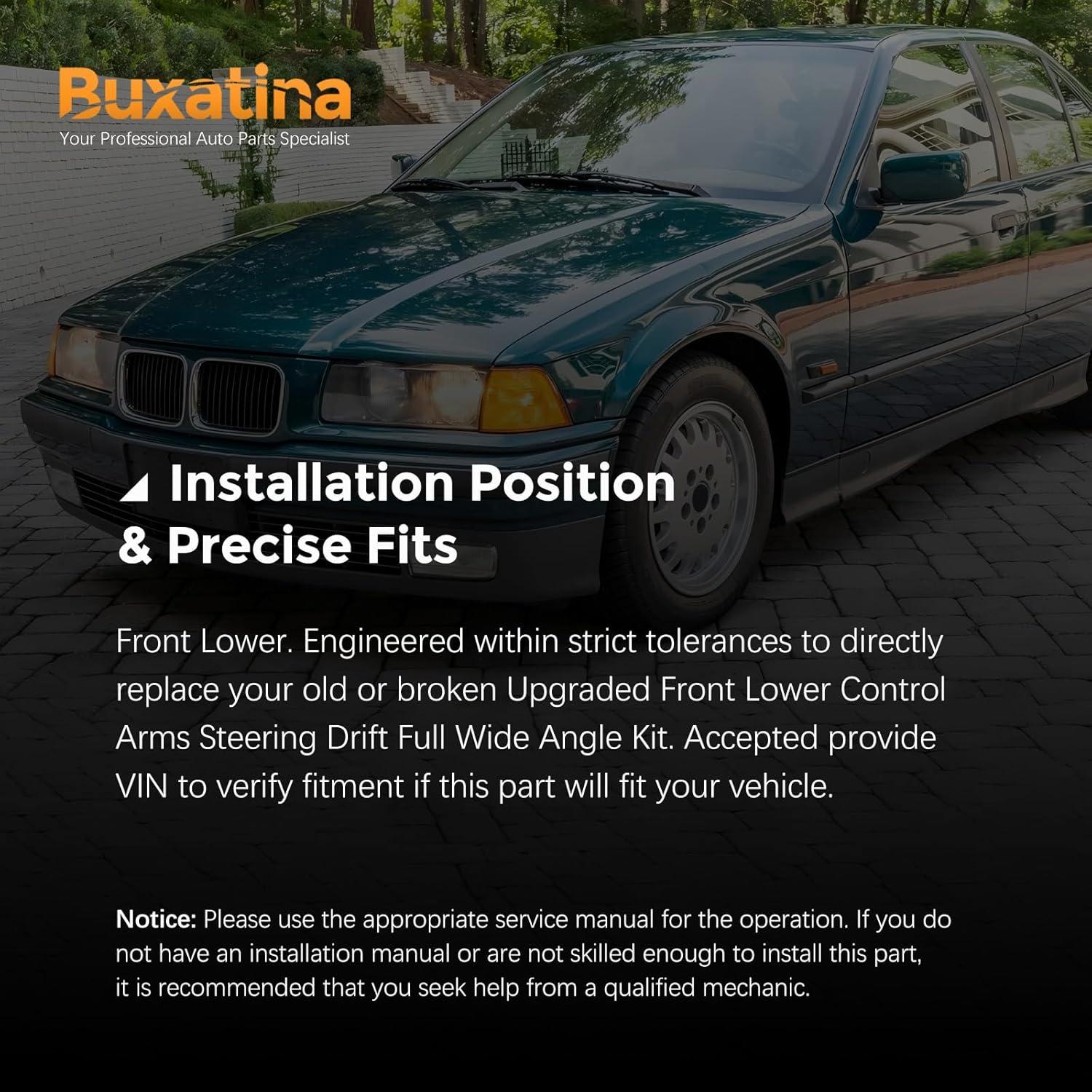 Kit de Brazo de Control Inferior Buxatina BXTN-3179 para BMW E36