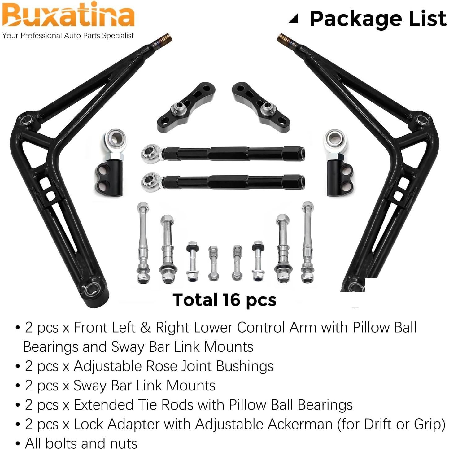 Kit de Brazo de Control Inferior Buxatina BXTN-3179 para BMW E36