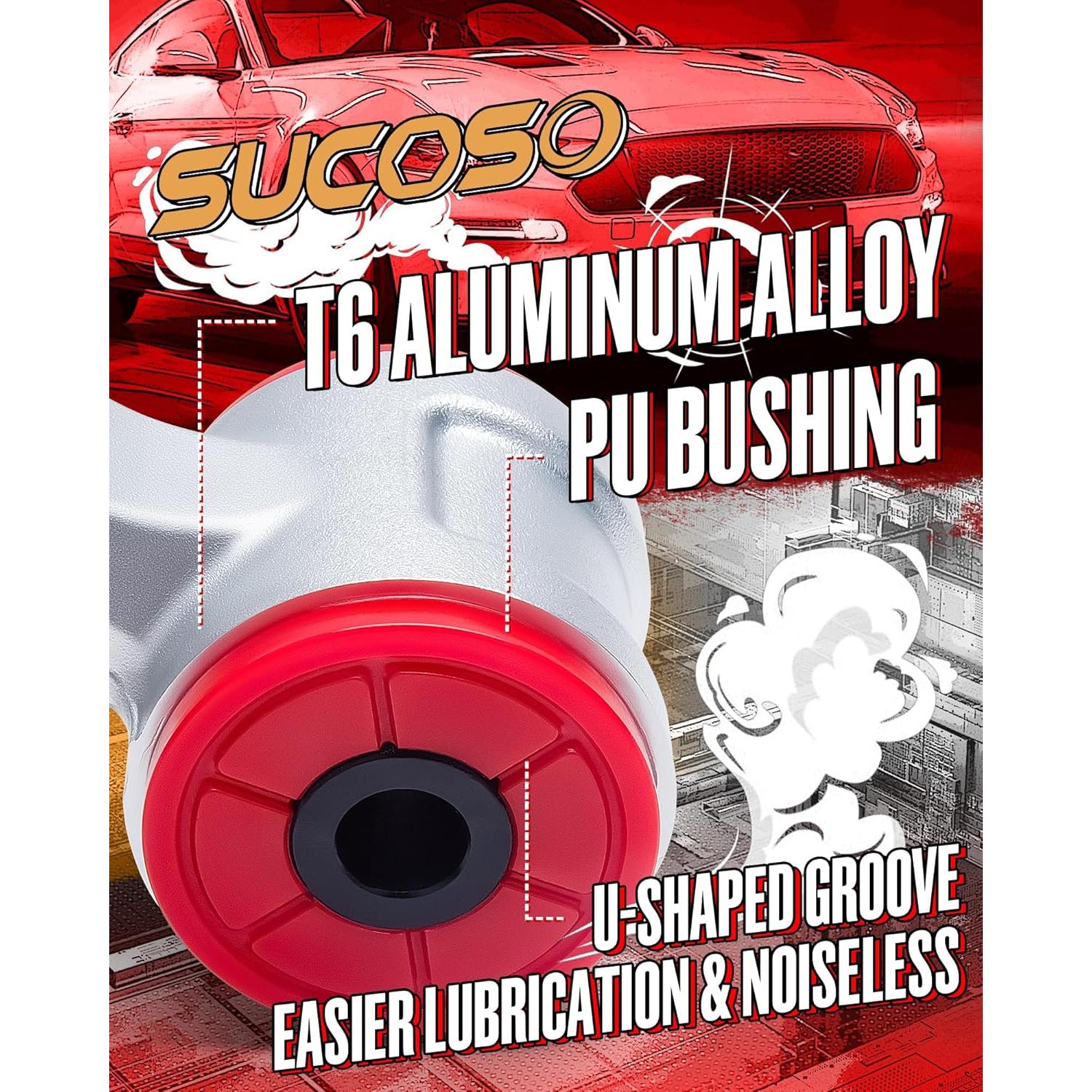 Brazos de Control Superiores SUCOSO Aluminio Forjado 2-10 cm