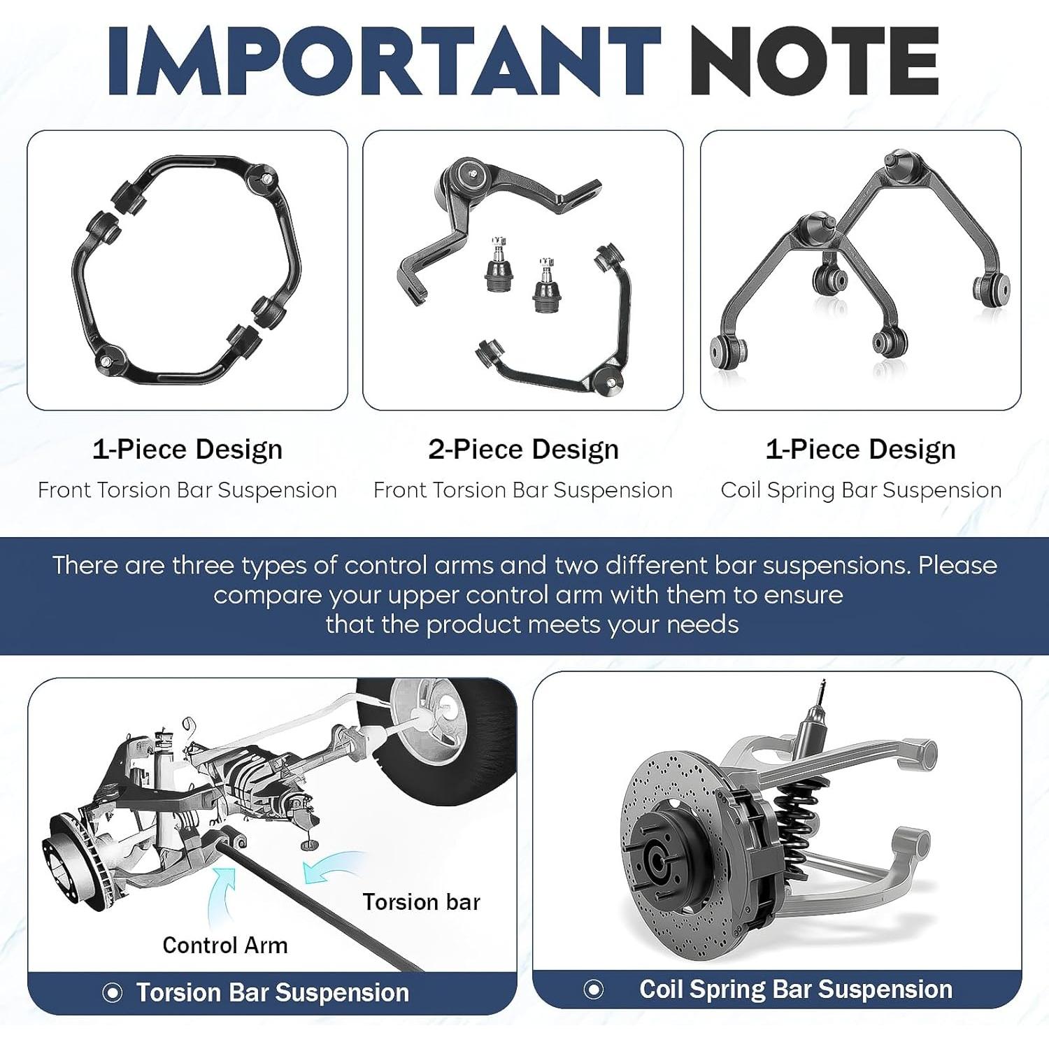 Kit de Brazos de Control Superior Frontal TadaMark para Ford Ranger 1998-2011