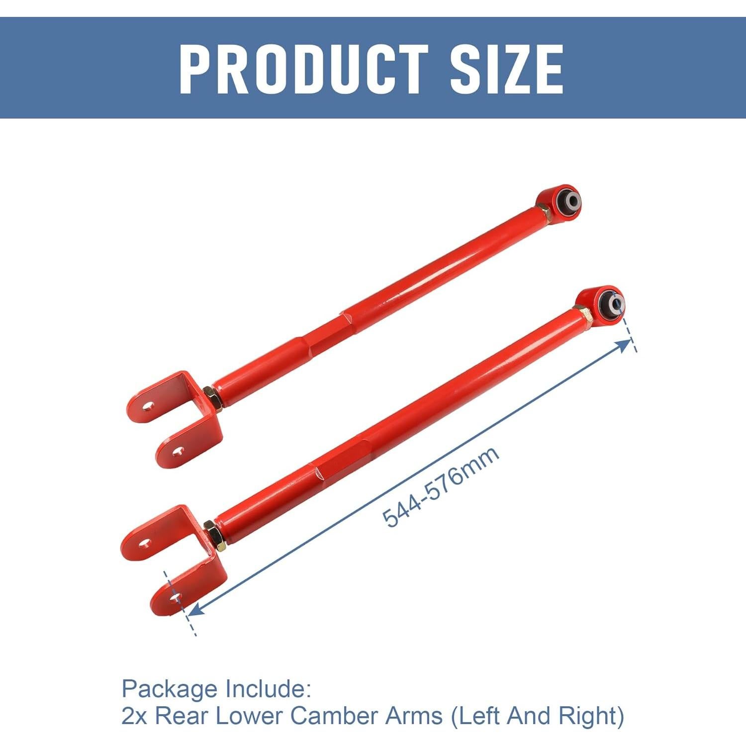 Brazo de Control de Camber Inferior JDMSPEED Rojo BMW E36 E46 Z4 X3