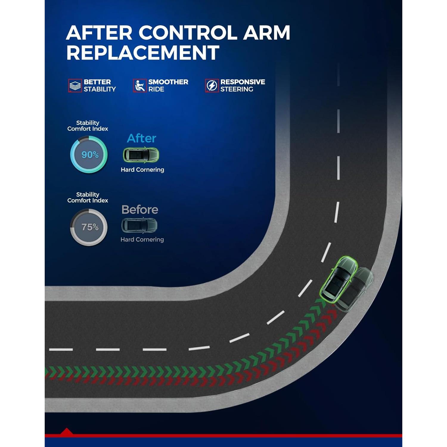 Brazo de Control Superior KAX para Ford Mustang 2005-2010