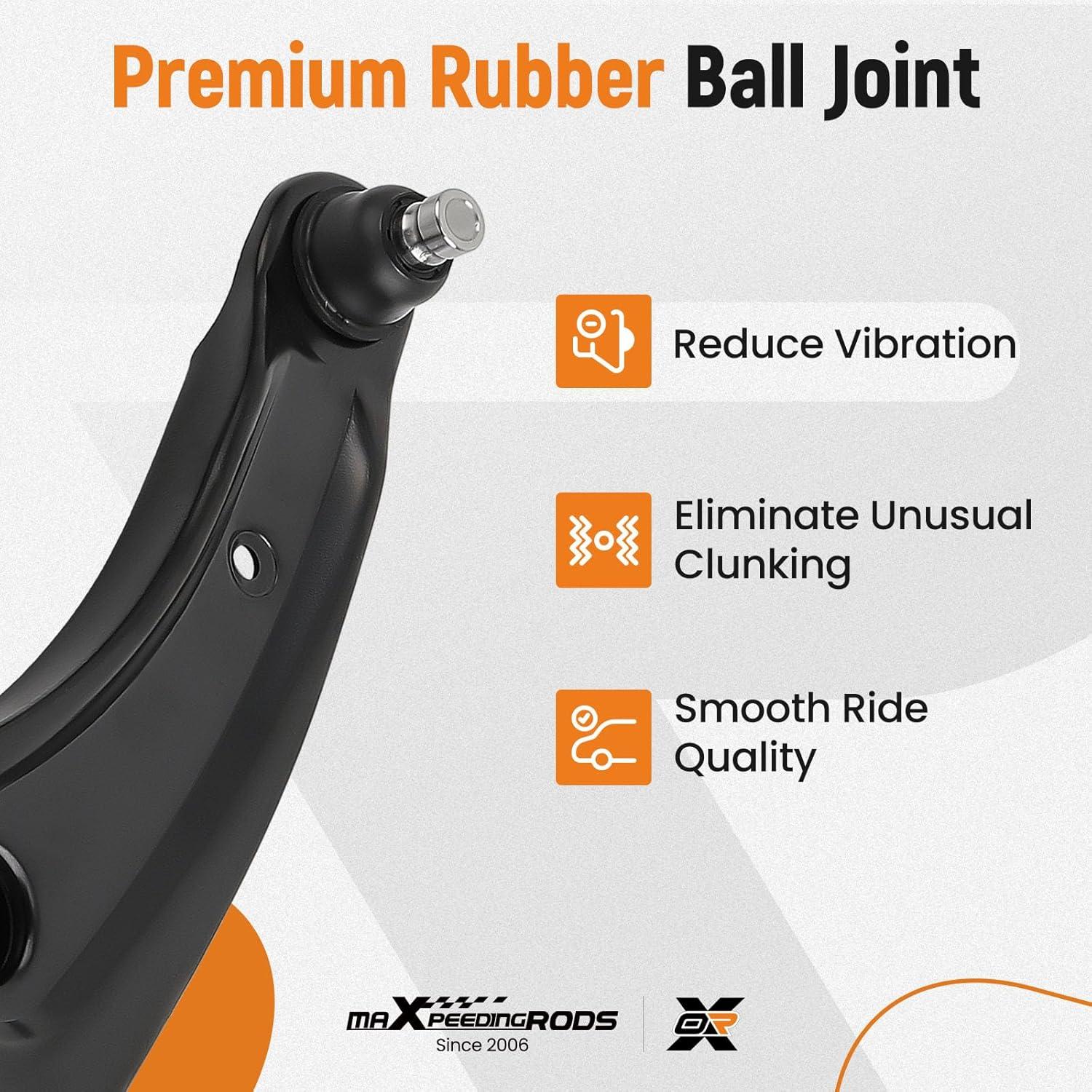 Brazos de Control Inferior Frontales maXpeedingrods para Mitsubishi Lancer/Outlander 2008-2017 - 8 Pcs