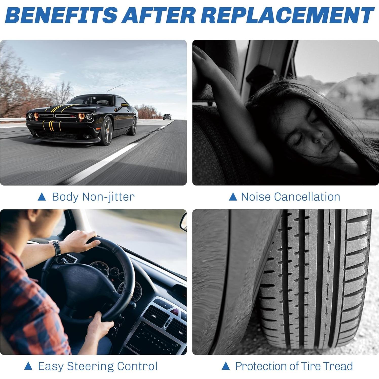 Kit de Brazo de Control Frontal Rockplanet 14 Piezas para Mercedes