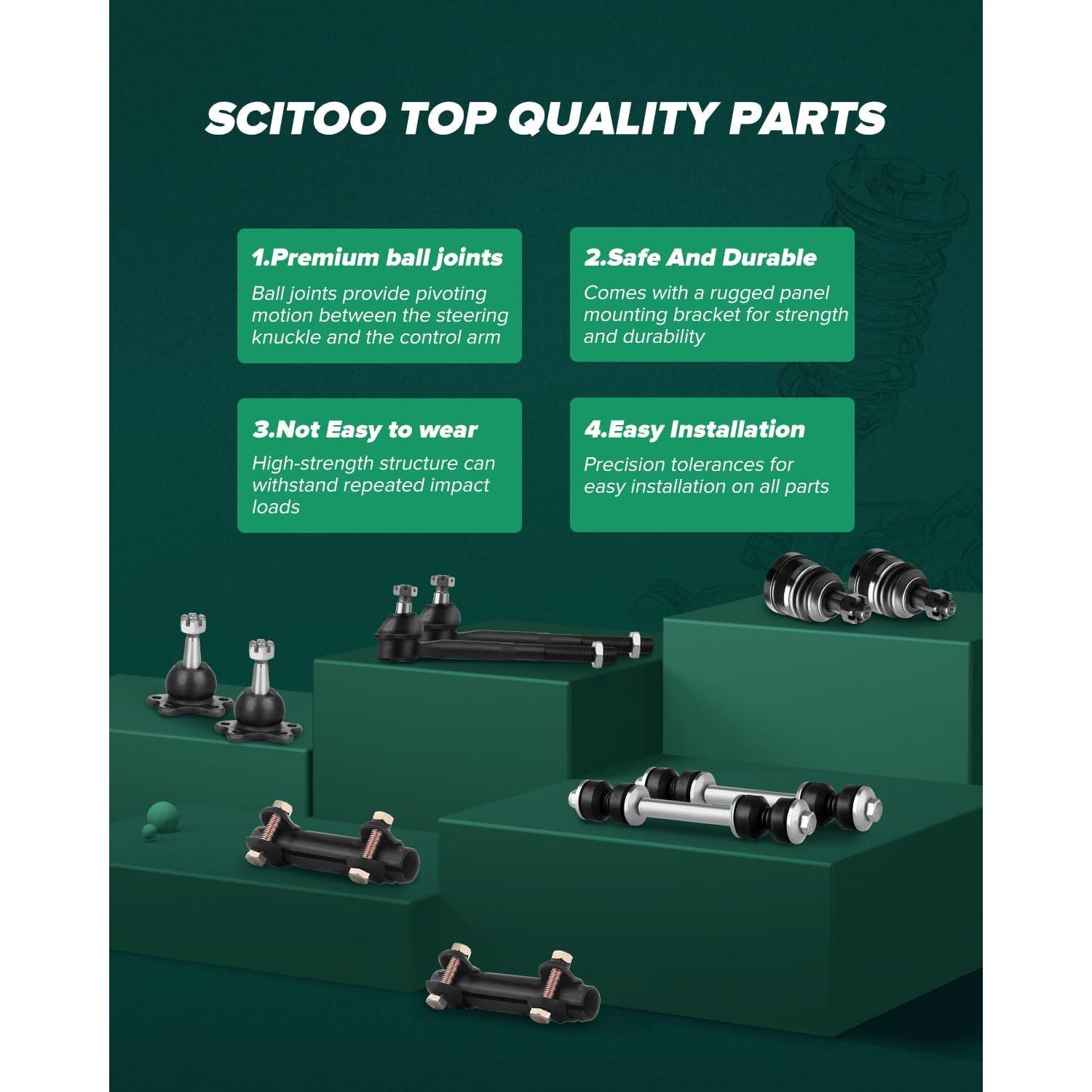 Kit de Suspensión SCITOO 10 Piezas para Suzuki SX4 2007-2013