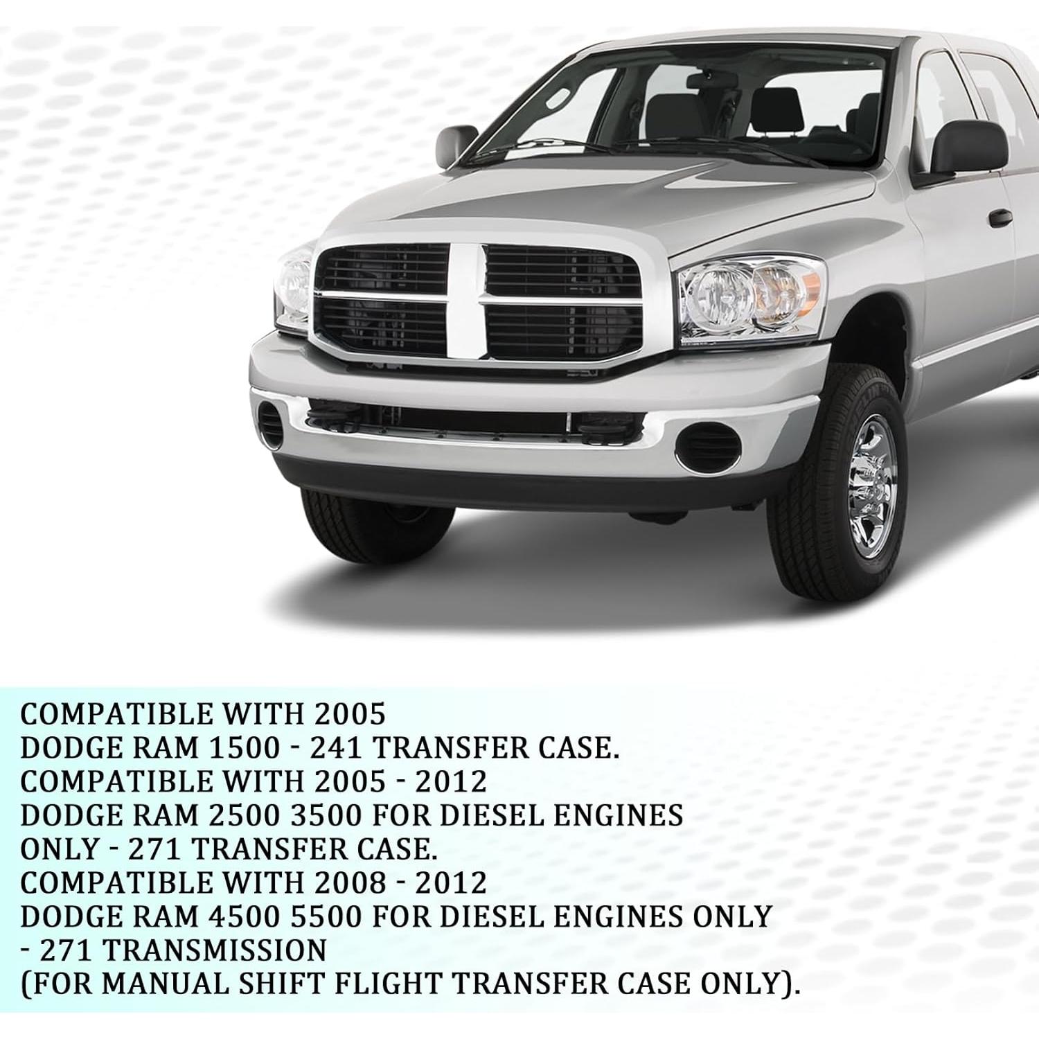 Bushings de enlace de cambio SamWinGear para Dodge Ram 2002-2005