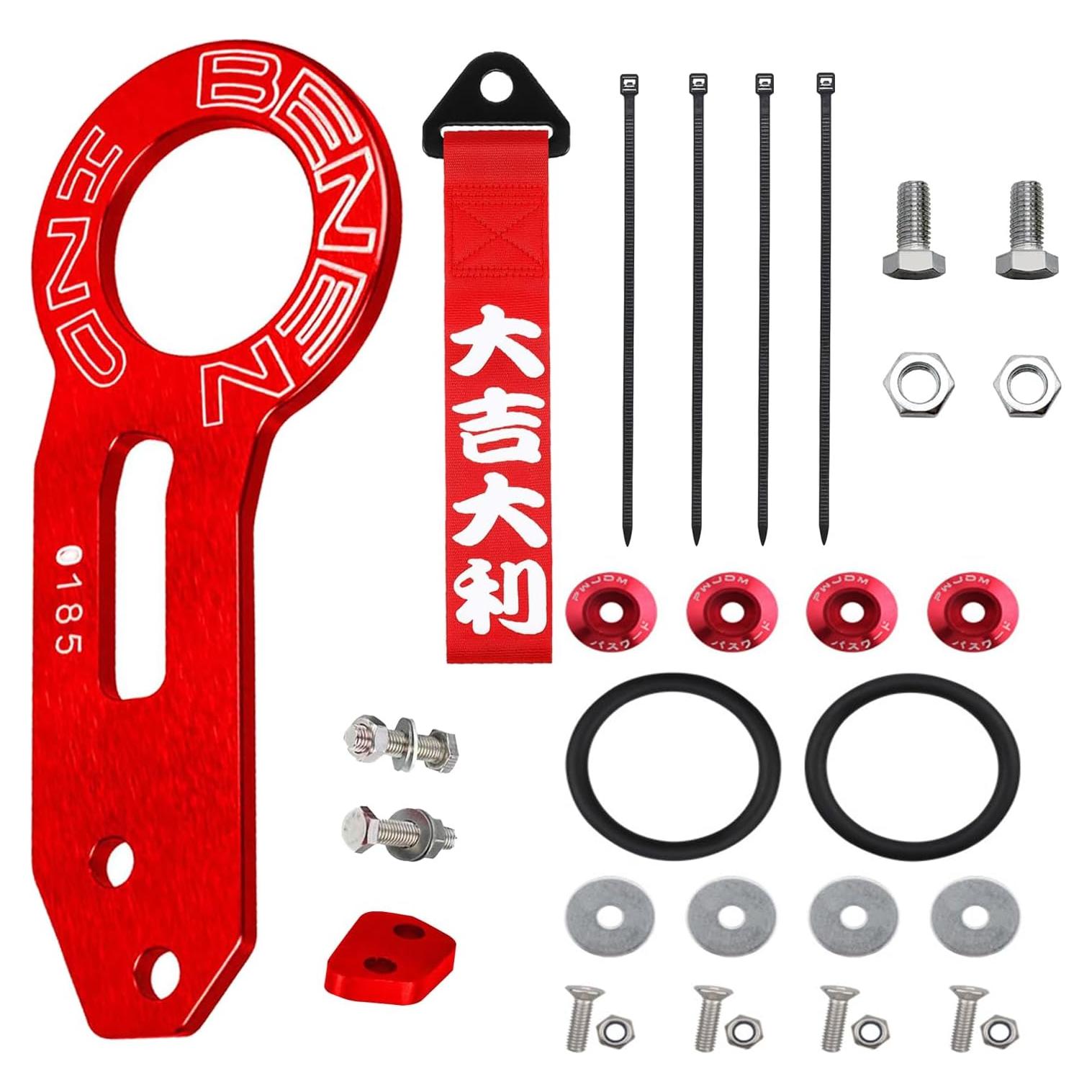 Gancho de Remolque Trasero AULESSE Rojo 0.80 kg Universal