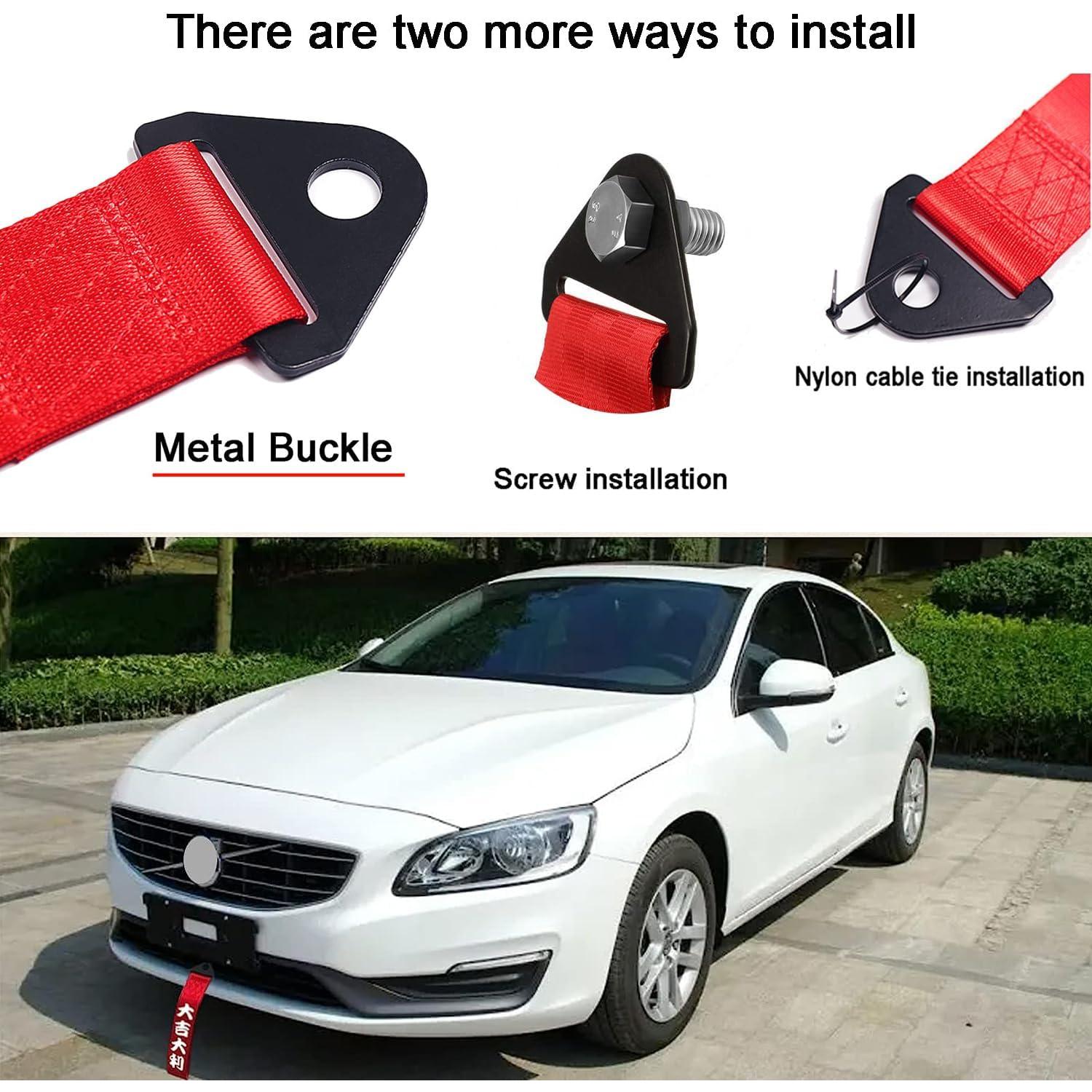 Gancho de Remolque Trasero AULESSE Rojo 0.80 kg Universal