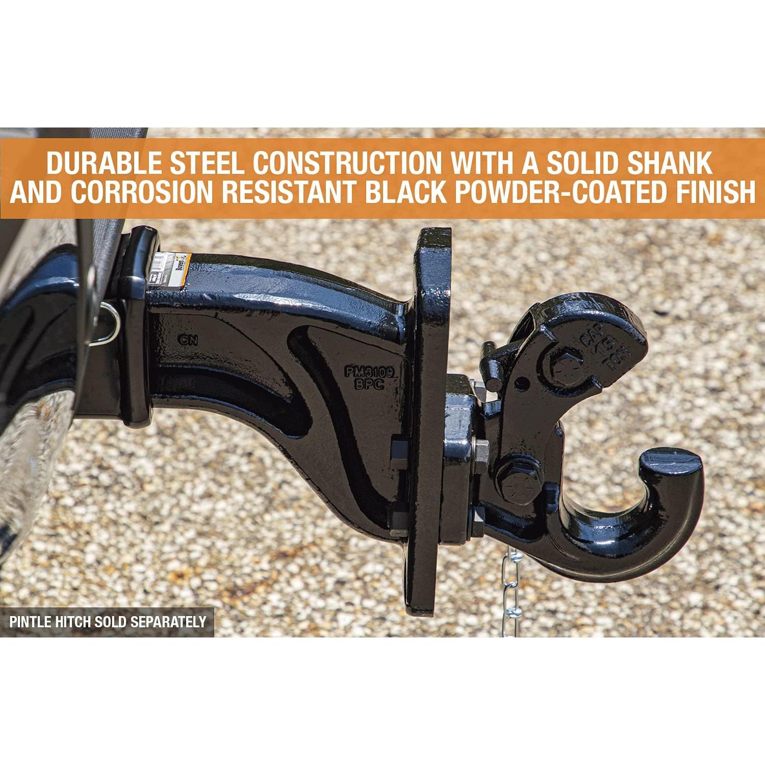 Soporte de gancho de remolque Buyers PM3109 - 30,000 lb MGTW