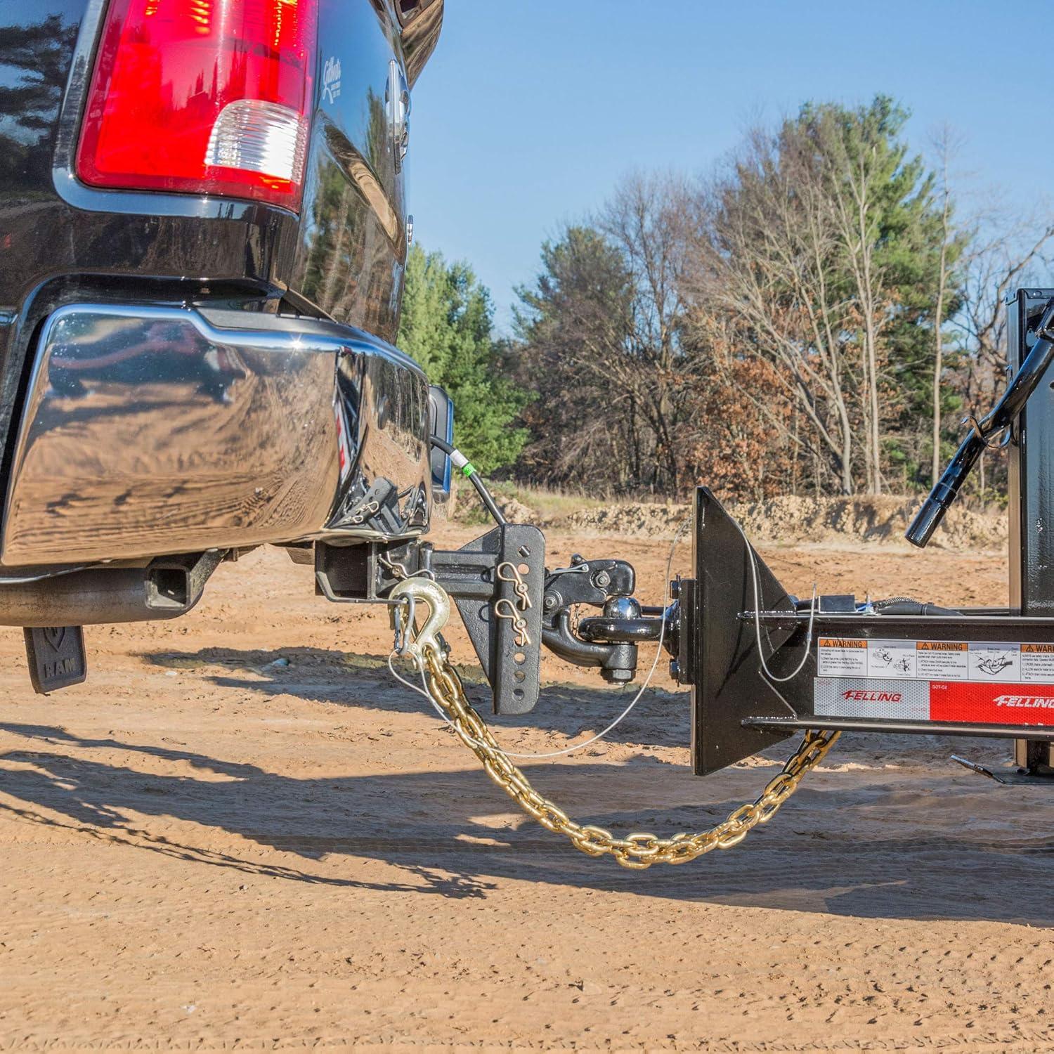 Enganche de Pintle Ajustable CURT 45908 20,000 lbs Acero