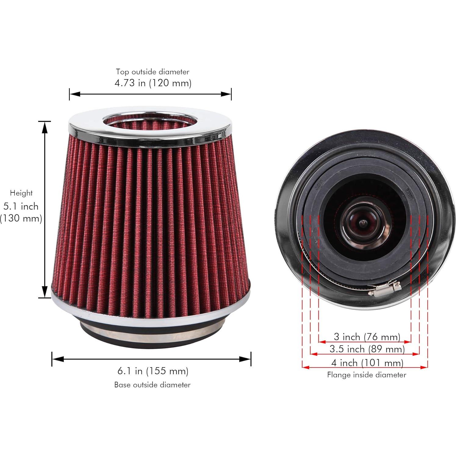 Filtro de Aire de Motor CARTMAN CM-AF-2101 Lavable 3-4"