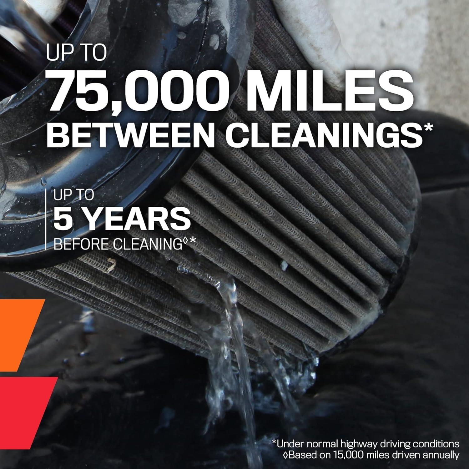 Filtro de Aire Universal K&N RF-1015 Cónico 10.16 cm Lavable