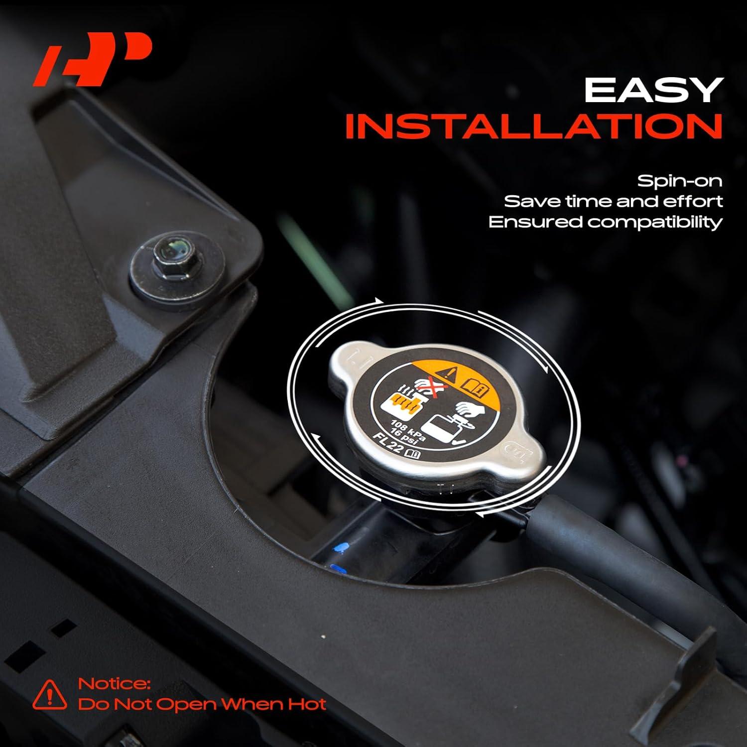 Tapa de Radiador A-Premium 16401-63010 - Compatible Toyota, Honda, Nissan