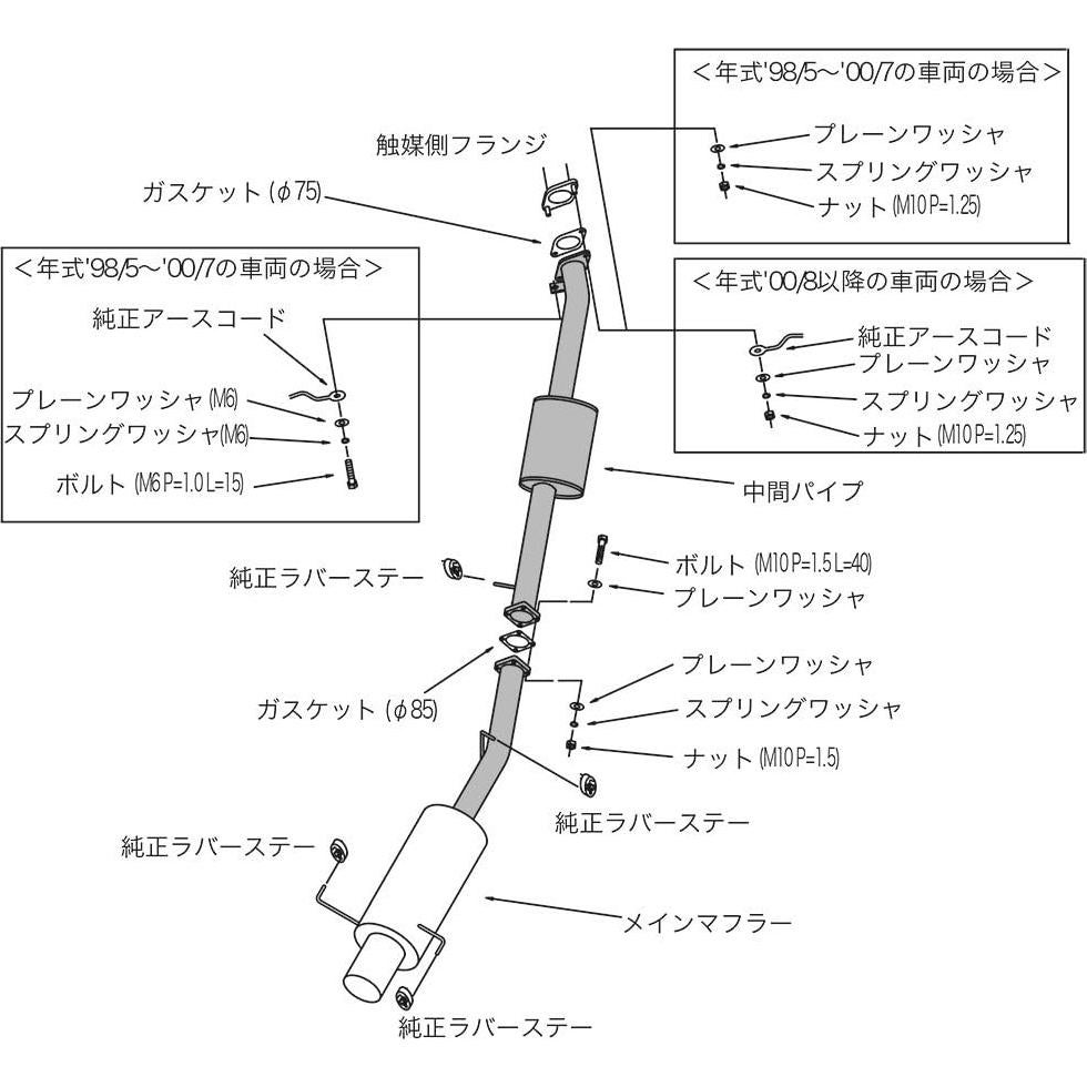 Escape HKS Hi-Power 31006-AN015 para Nissan Skyline 1999-2002