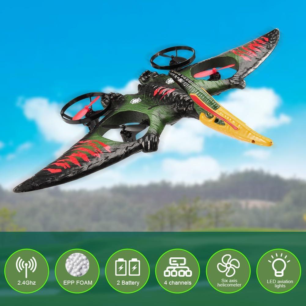 Aviación RC Dragón Juguete Volador 30.99cm Verde