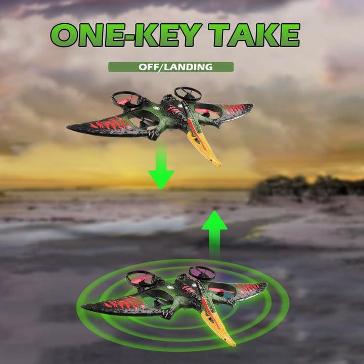 Aviación RC Dragón Juguete Volador 30.99cm Verde