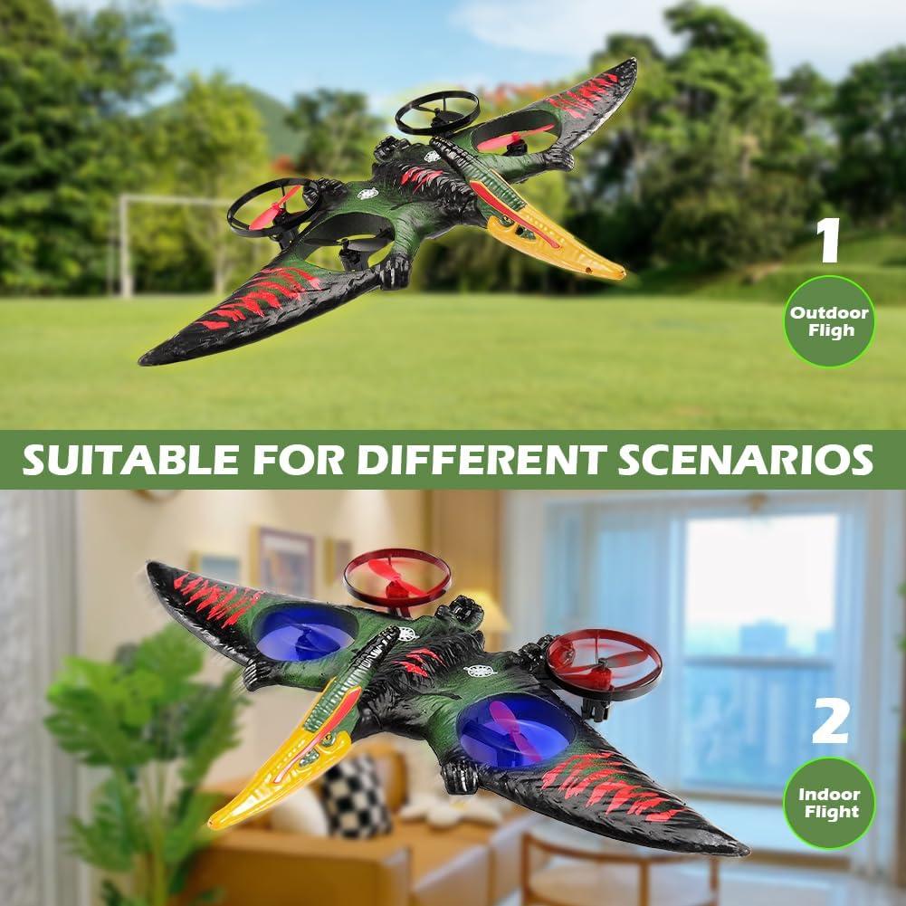Aviación RC Dragón Juguete Volador 30.99cm Verde