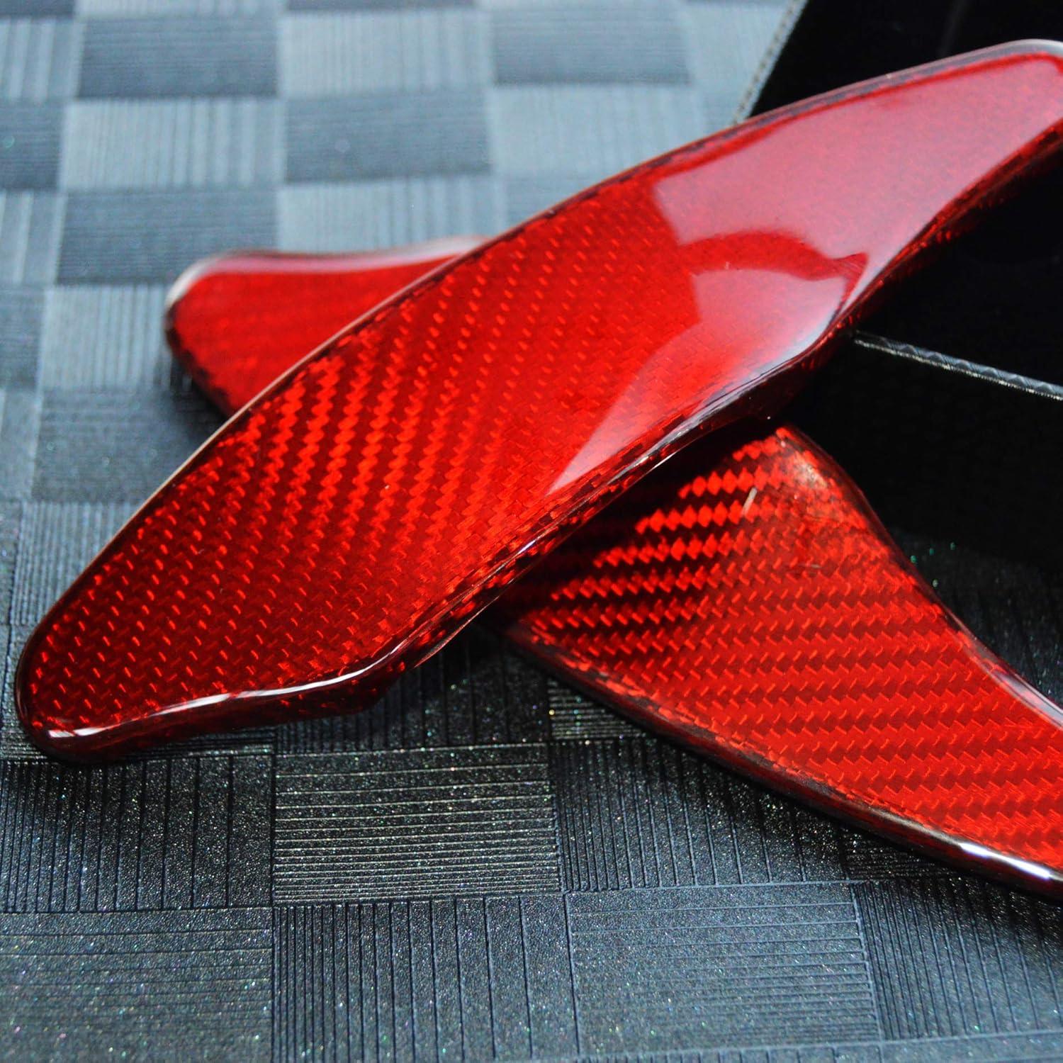 Extensiones de Palanca de Cambio Zorratin Fibra Carbono Chevrolet Corvette C7 Rojo