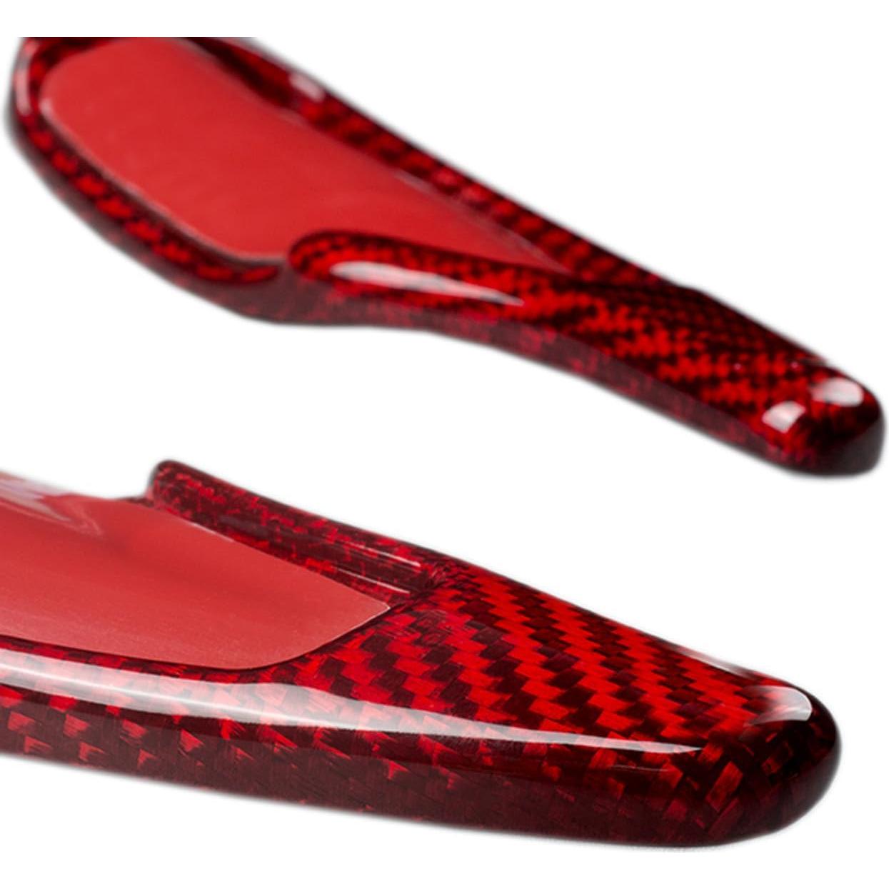 Extensiones de Palanca de Cambio Zorratin Fibra Carbono Chevrolet Corvette C7 Rojo