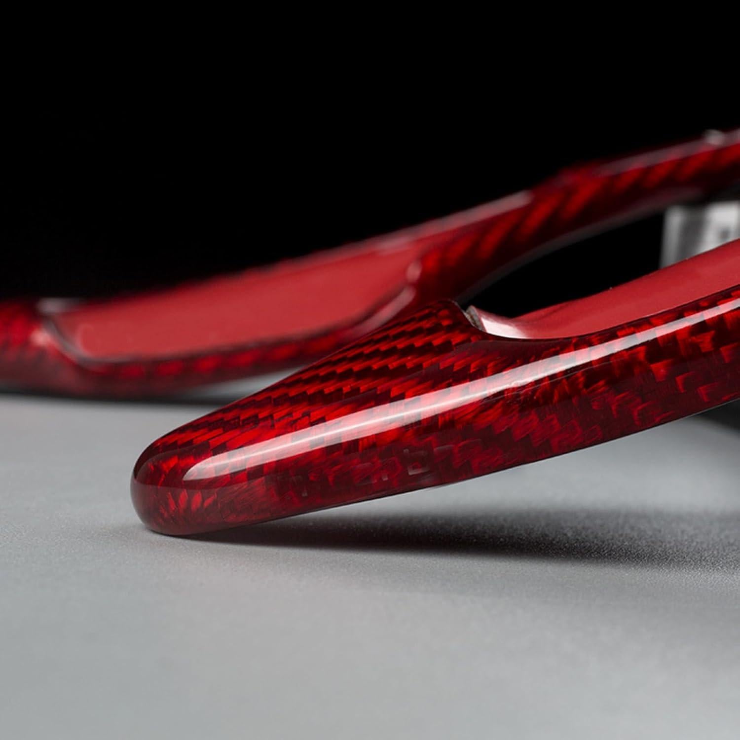 Extensiones de Palanca de Cambio Zorratin Fibra Carbono Chevrolet Corvette C7 Rojo