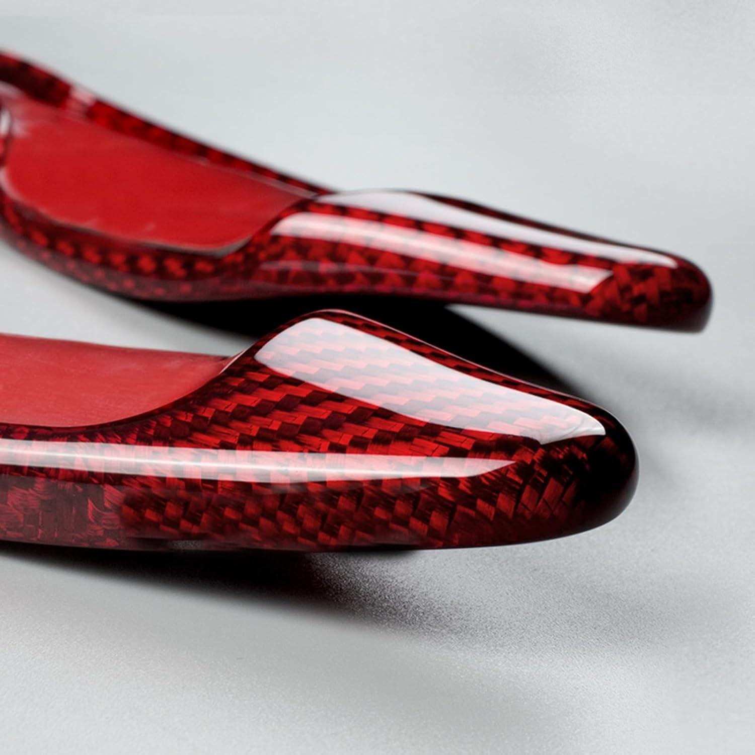 Extensiones de Palanca de Cambio Zorratin Fibra Carbono Chevrolet Corvette C7 Rojo