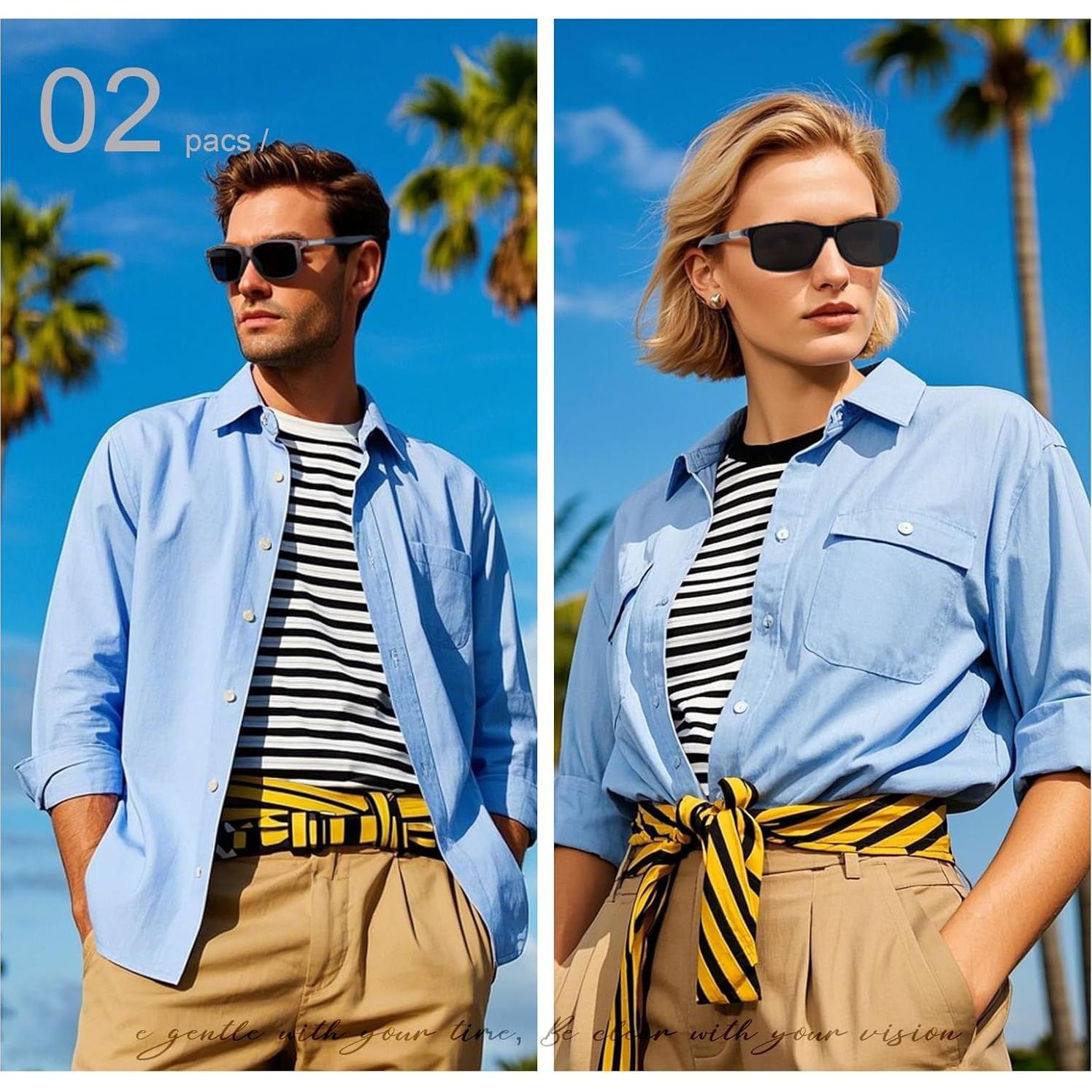 Gafas Bifocales Missfive 2 Pack Unisex Anti Luz Azul 1.25x