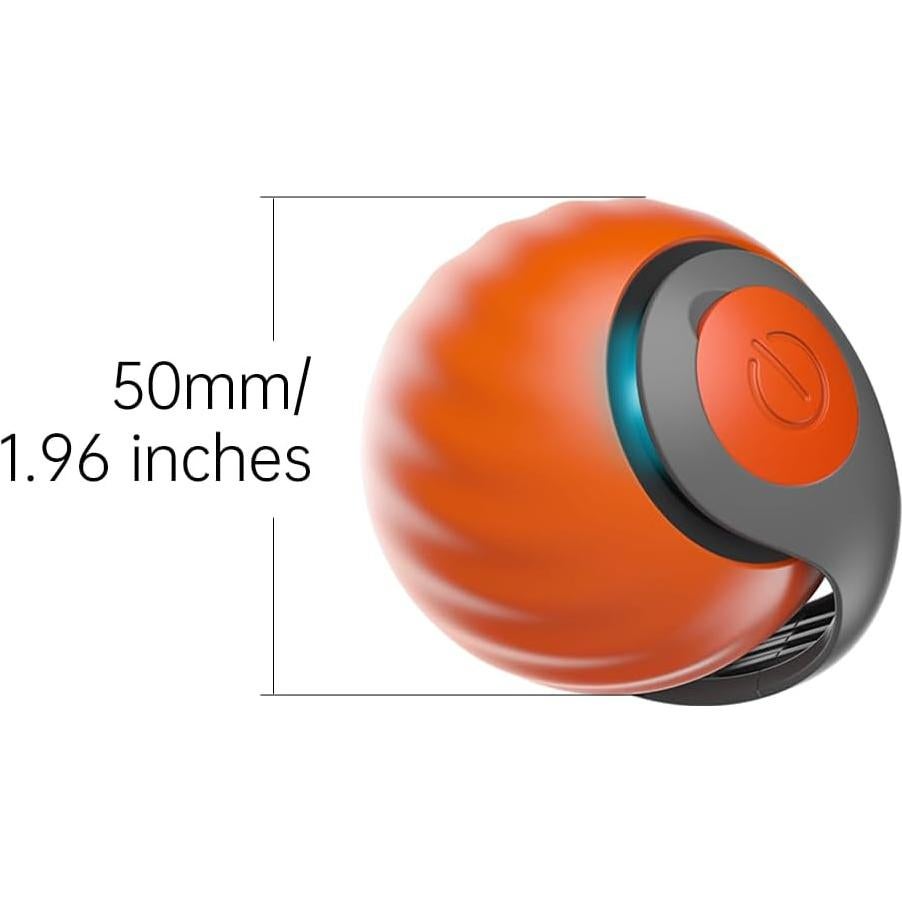 Bola Juguete Interactivo para Gatos Petgravity Naranja 5cm