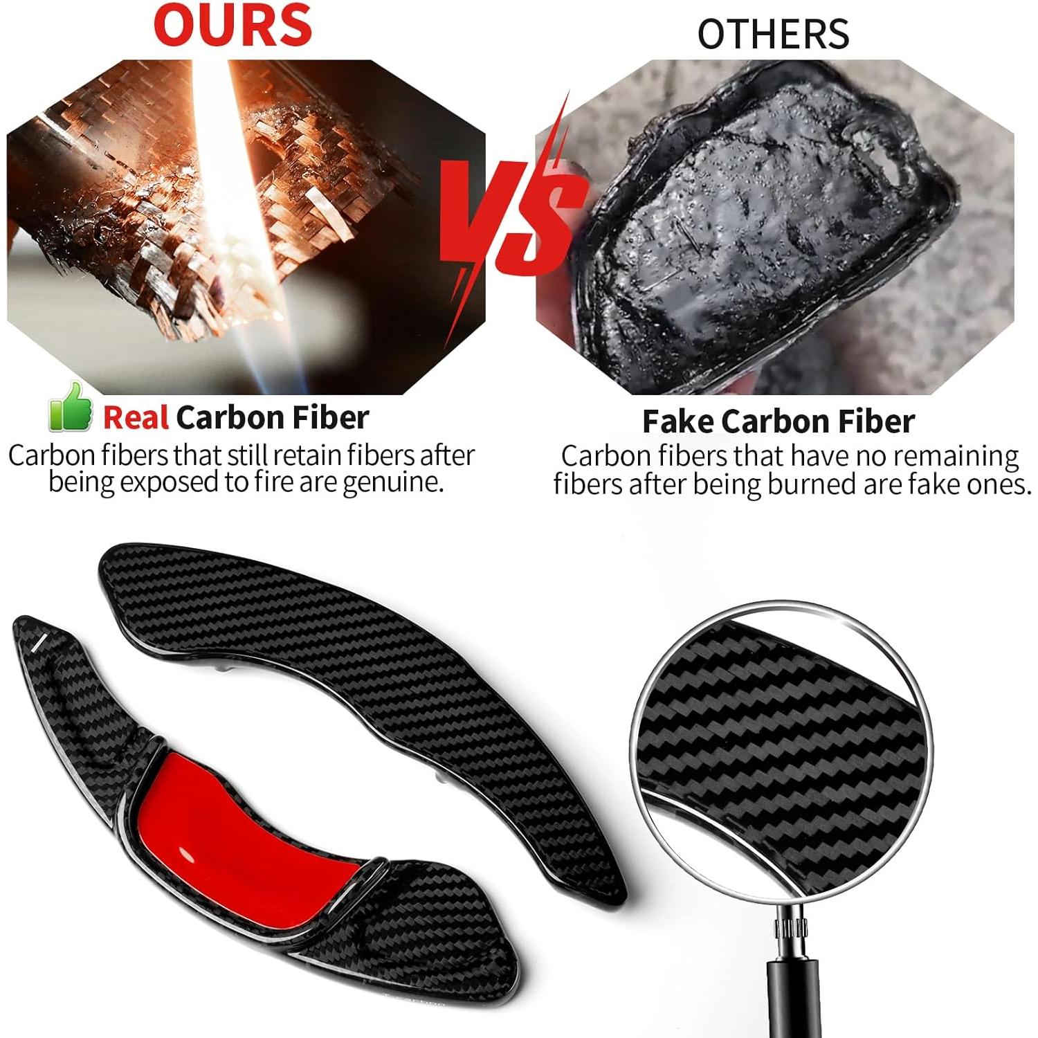 Extensiones de Palanca de Cambio T-carbon para VW Golf 7 R-line