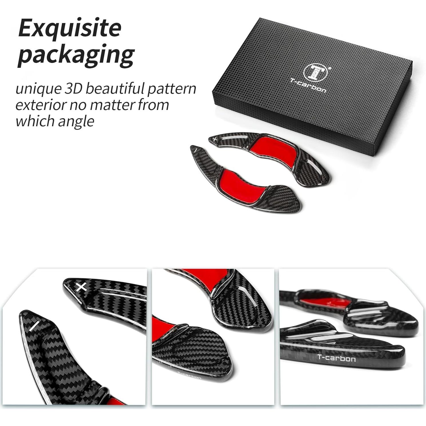 Extensiones de Palanca de Cambio T-carbon para VW Golf 7 R-line