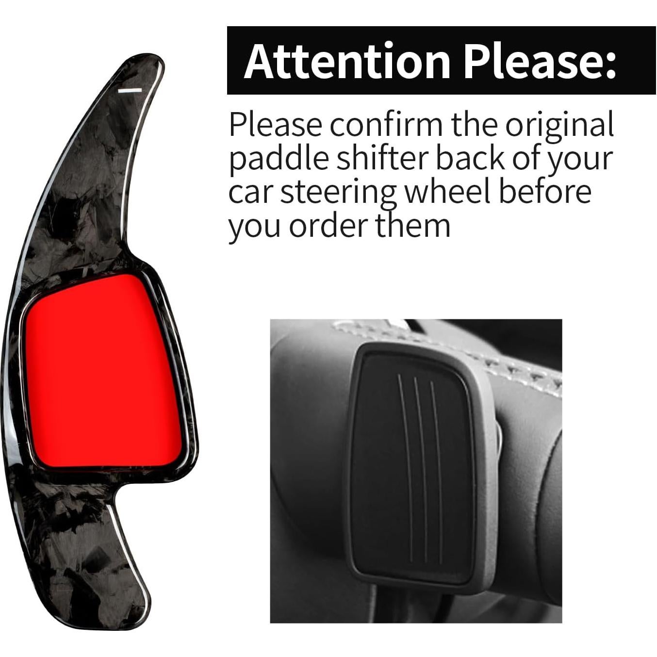 Extensiones de Palanca de Cambio T-carbon Fibra de Carbono Audi