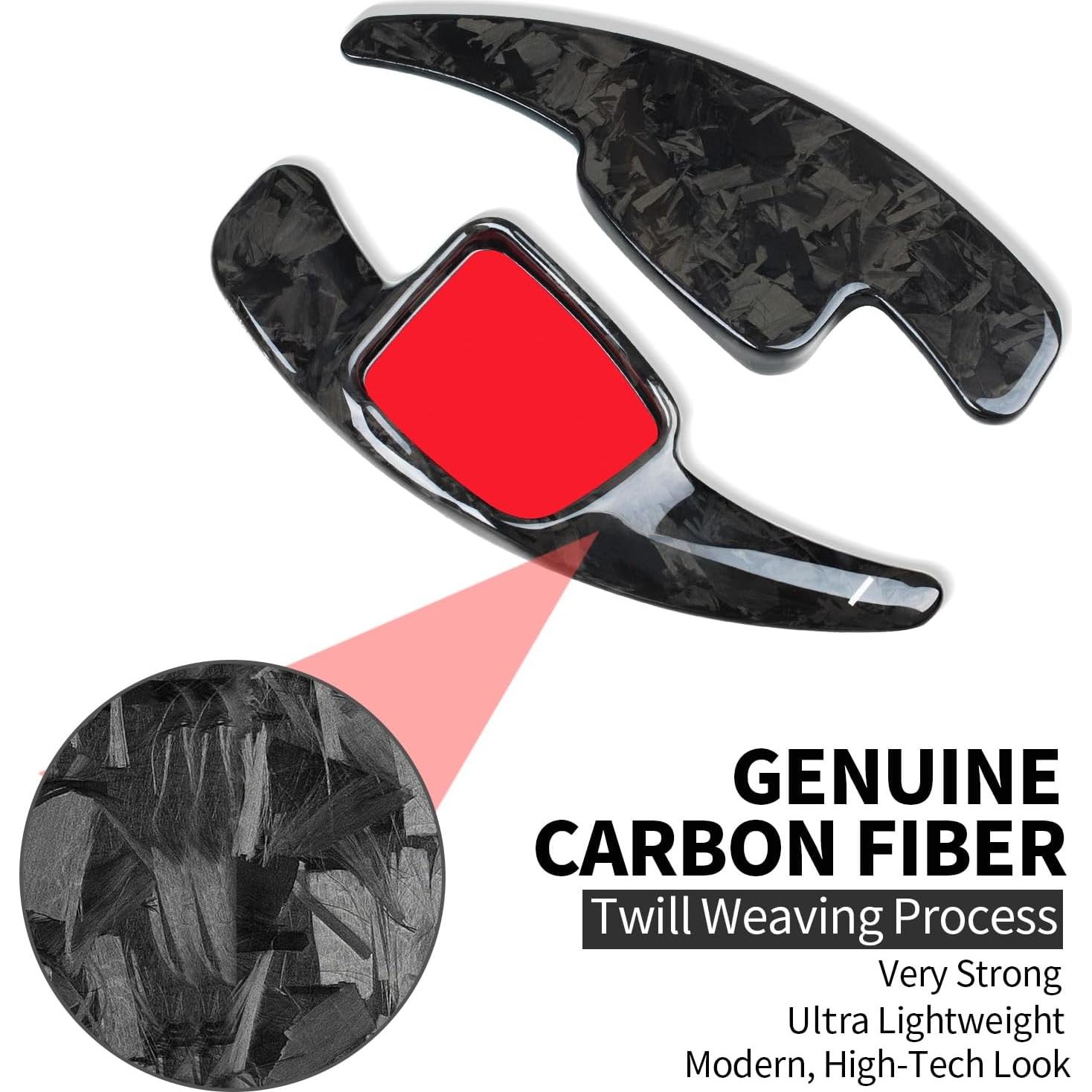 Extensiones de Palanca de Cambio T-carbon Fibra de Carbono Audi