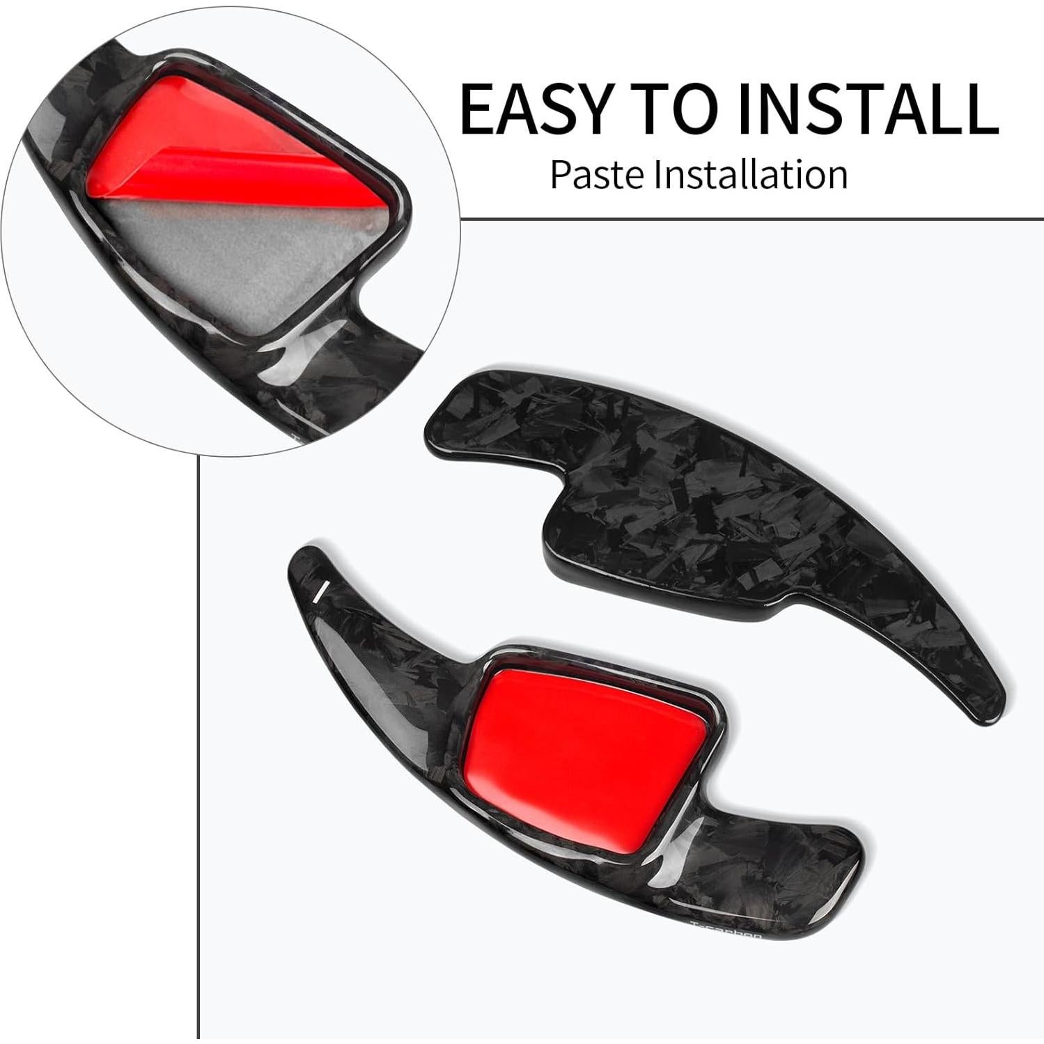 Extensiones de Palanca de Cambio T-carbon Fibra de Carbono Audi