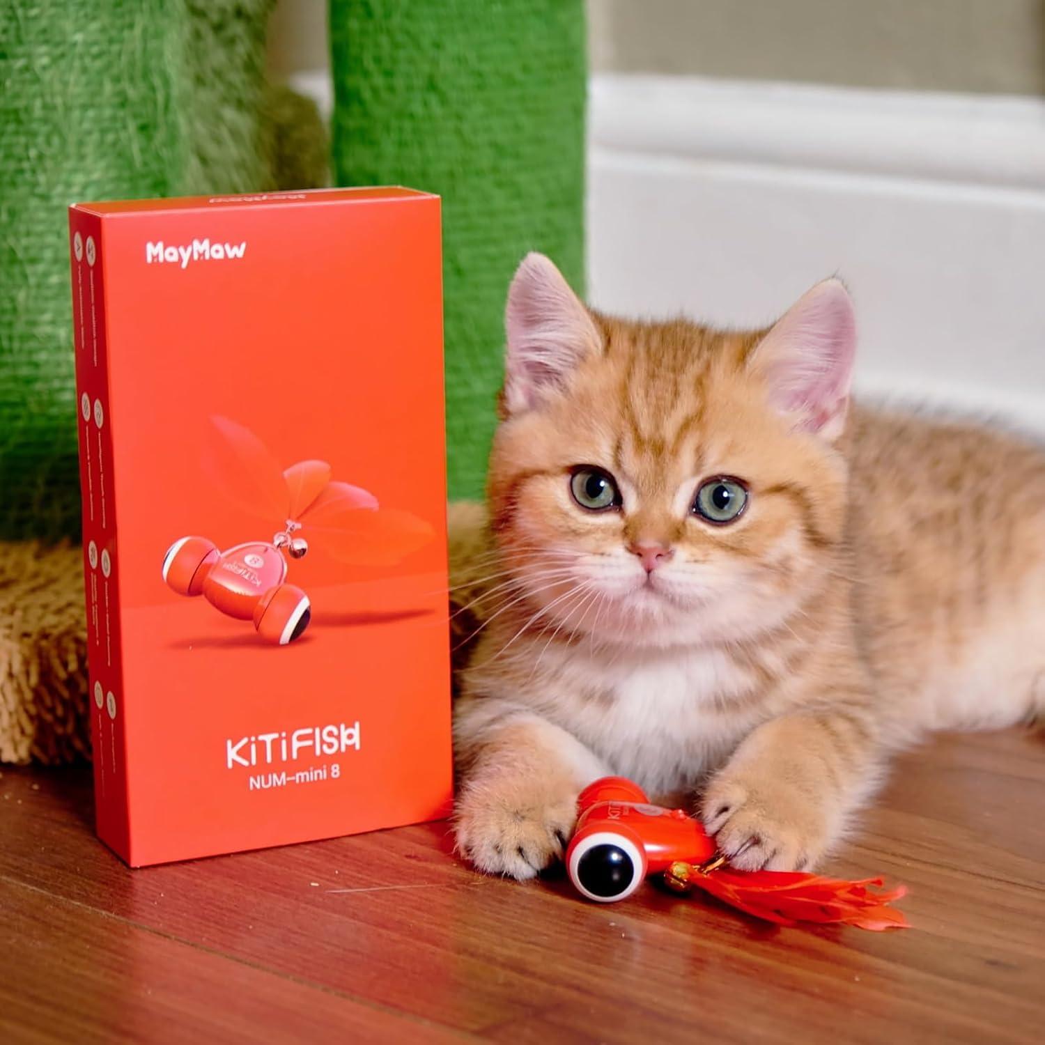 Juguete Interactivo para Gatos MayMaw KiTiFISH USB