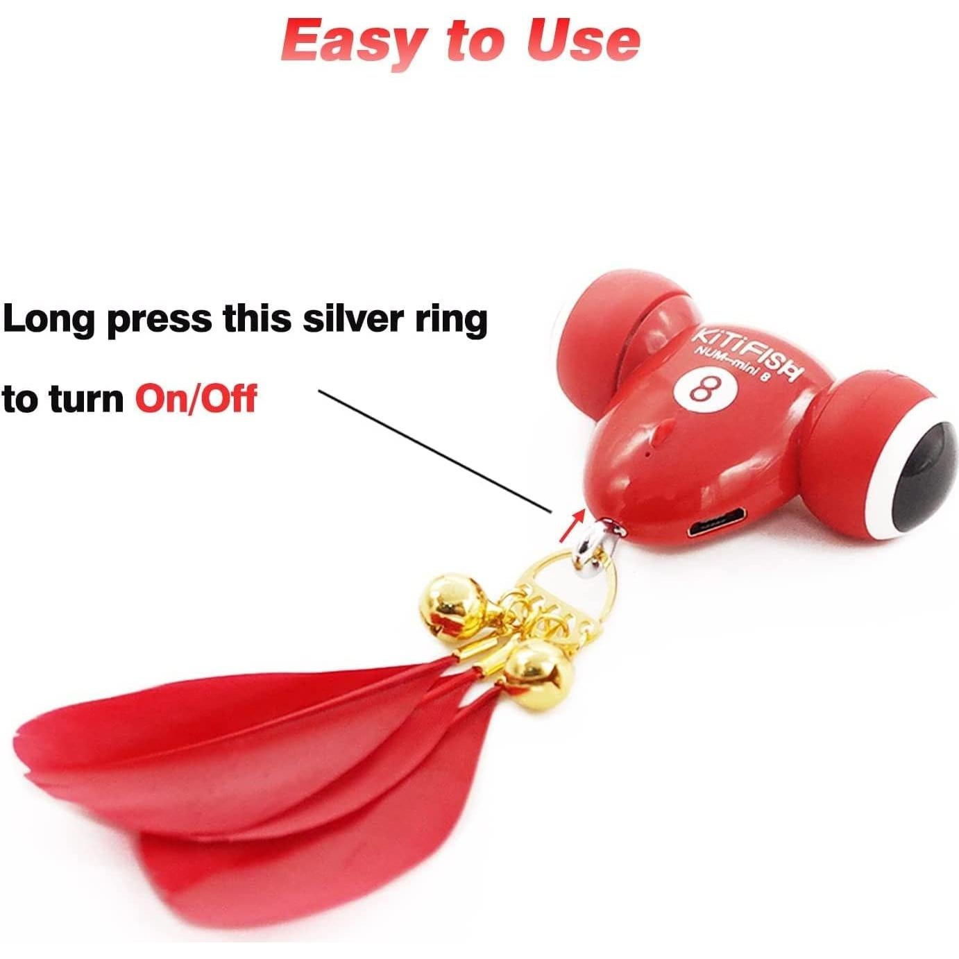 Juguete Interactivo para Gatos MayMaw KiTiFISH USB