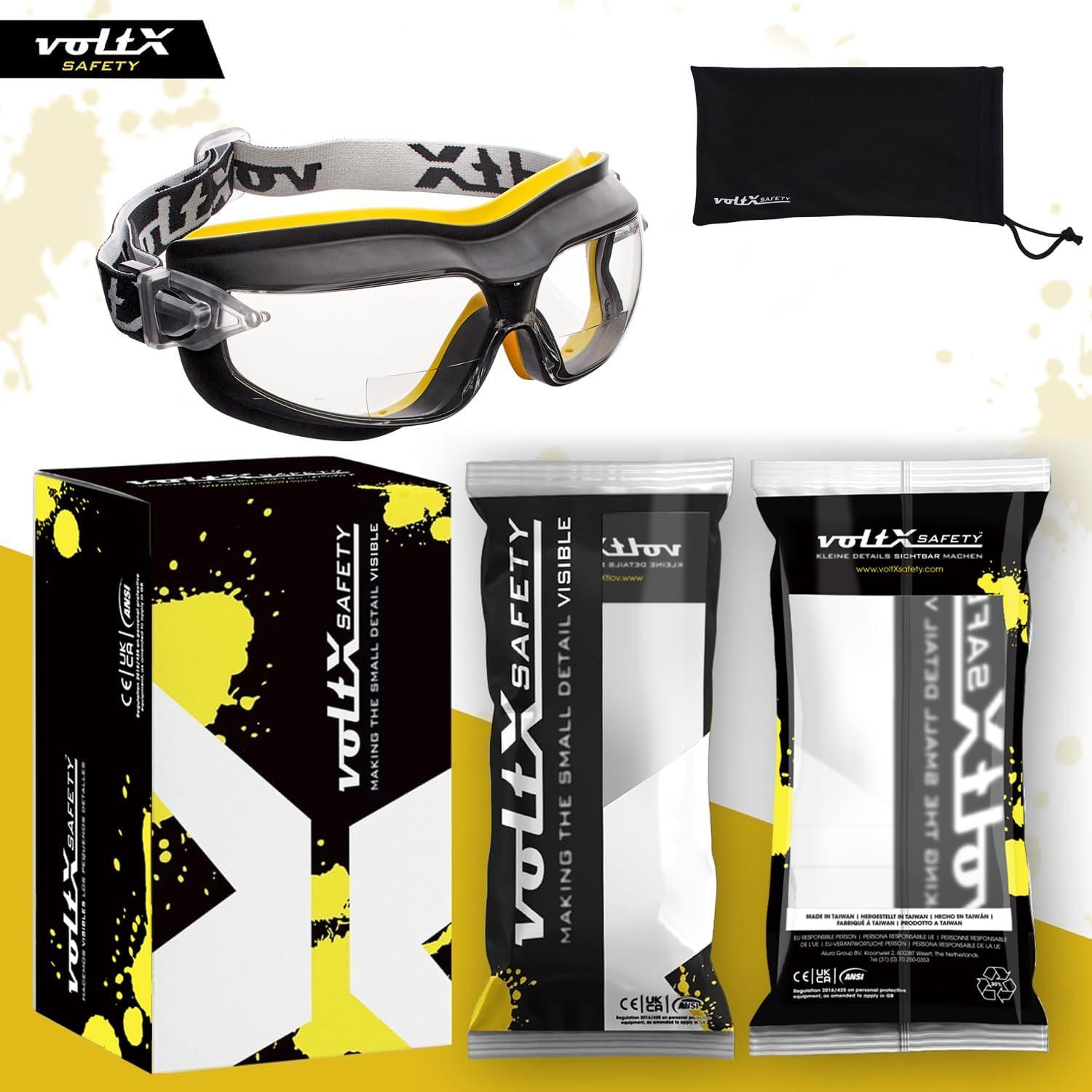 Gafas de Seguridad Bifocales VoltX DEFENDER +3.0 Dioptrías