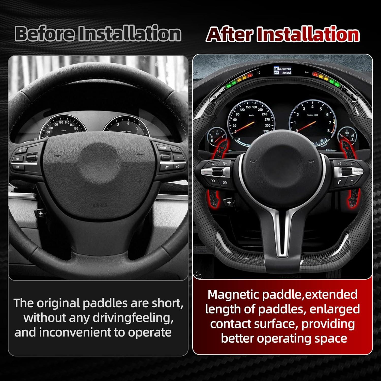 Palanca de Cambio Magnética OHC MOTORS Fibra de Carbono BMW