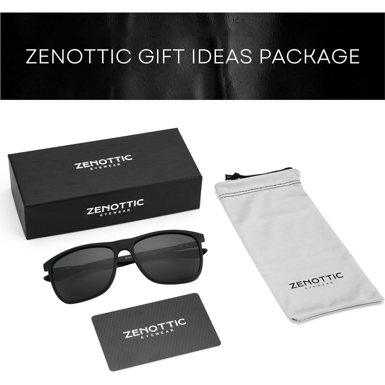 Gafas de sol ZENOTTIC cuadradas polarizadas UV400 para hombres
