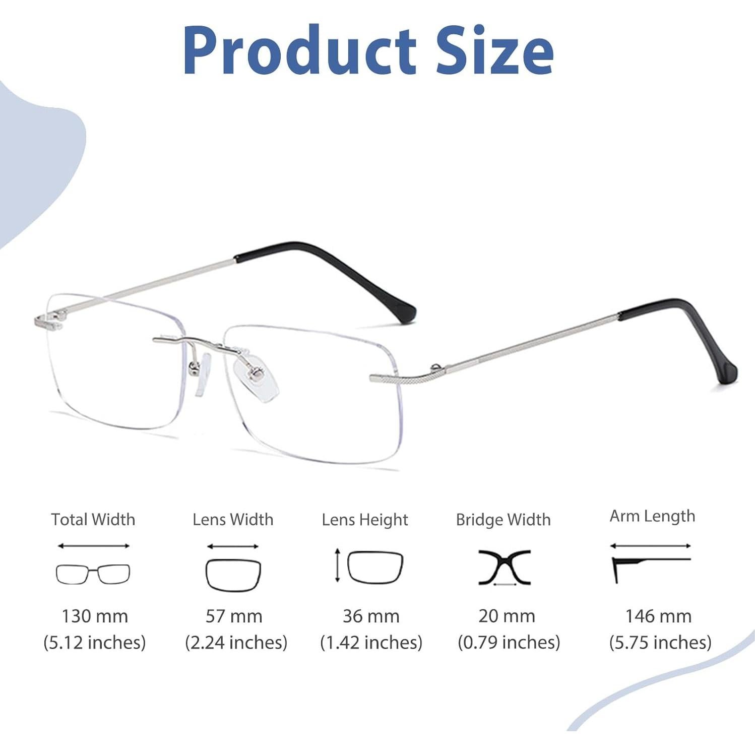 Gafas de lectura bifocal KISSOUL fotochromáticas UV 1.5x