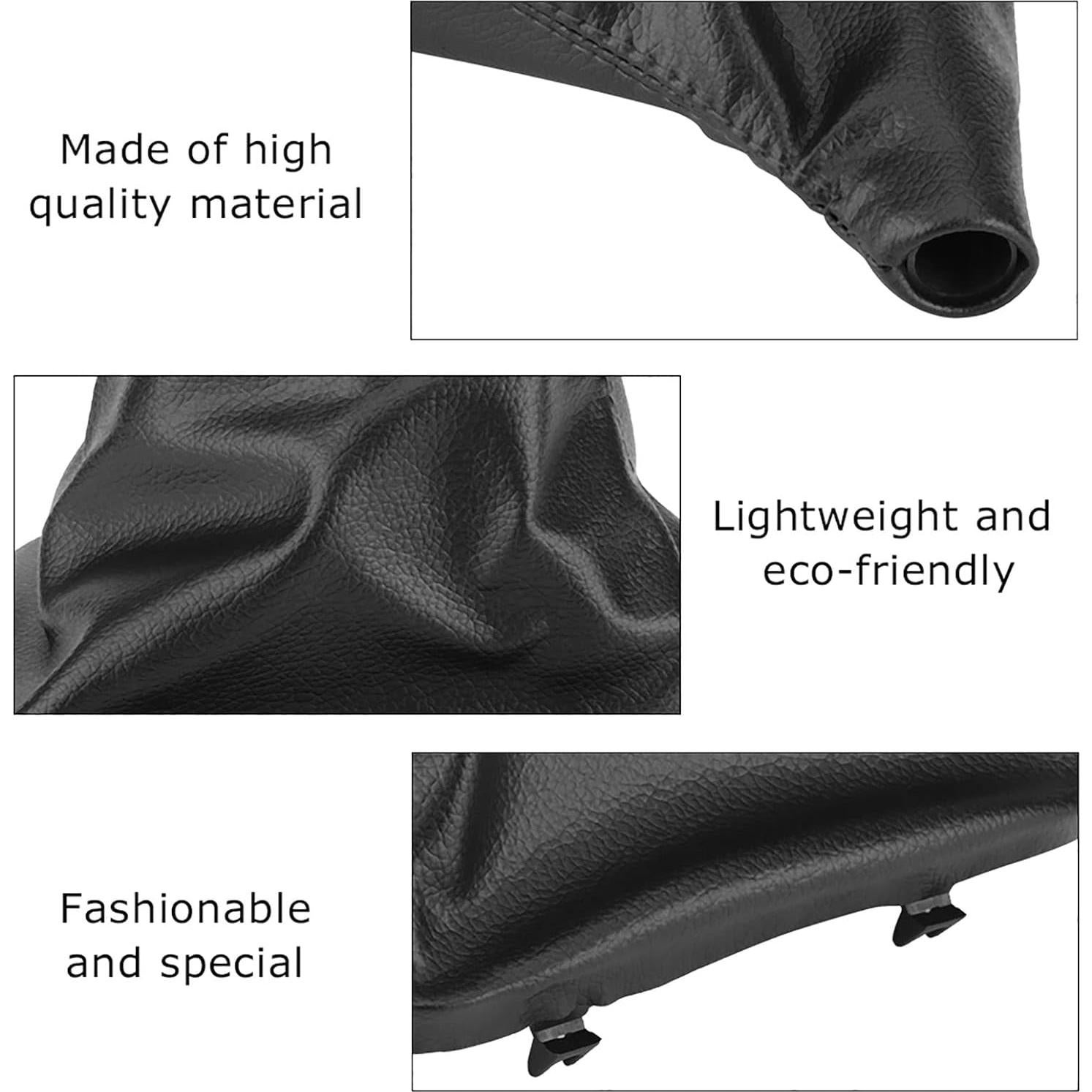Cubierta de Botón de Cambio Klanata para E34 E36 Z3 - Cuero Artificial