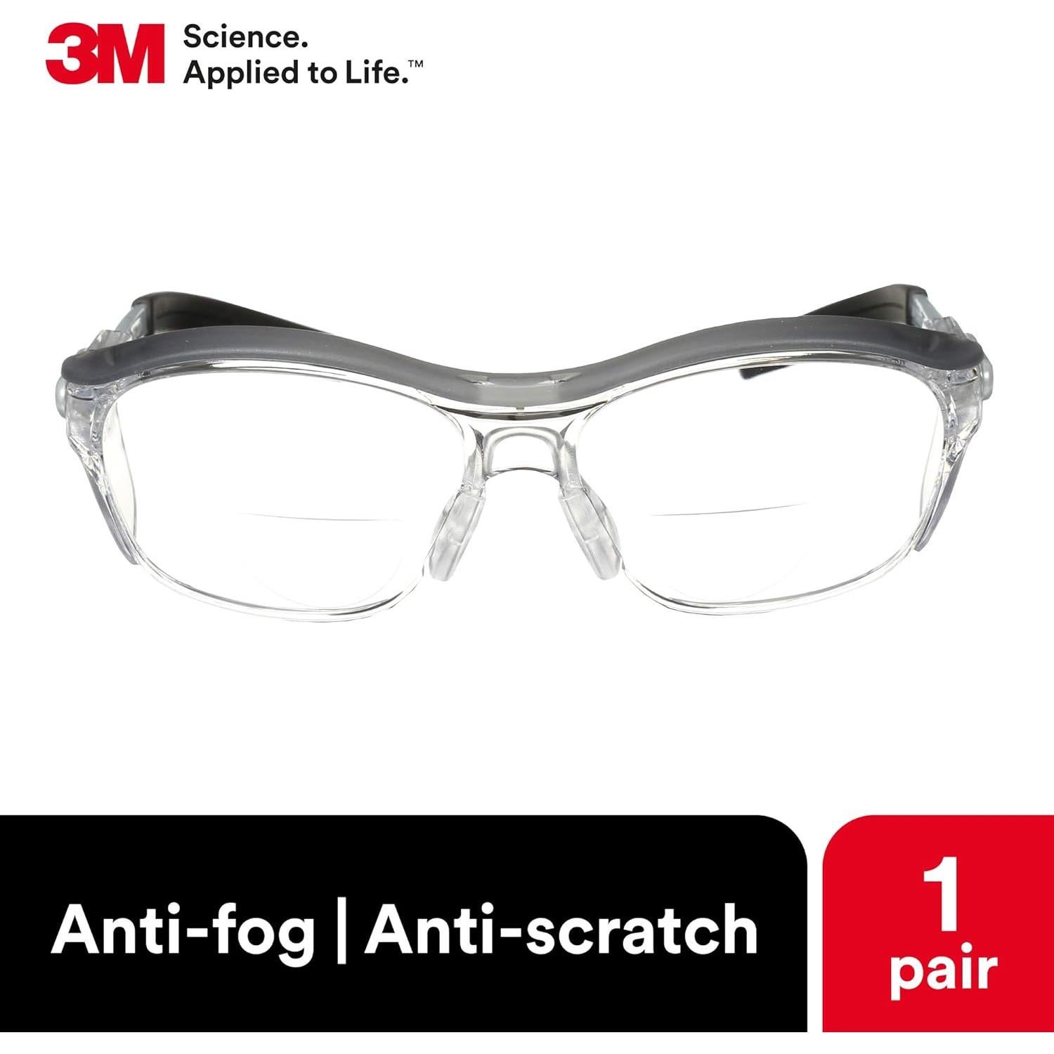 Gafas de Seguridad 3M Nuvo +1.5 Dioptría Lente Clara