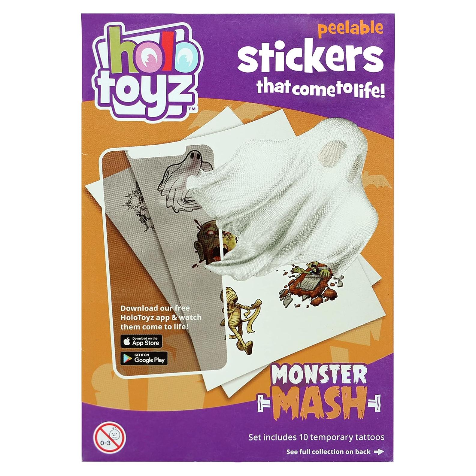 Pegatinas AR HoloToyz Monster Mash - 10 Pegatinas Mágicas