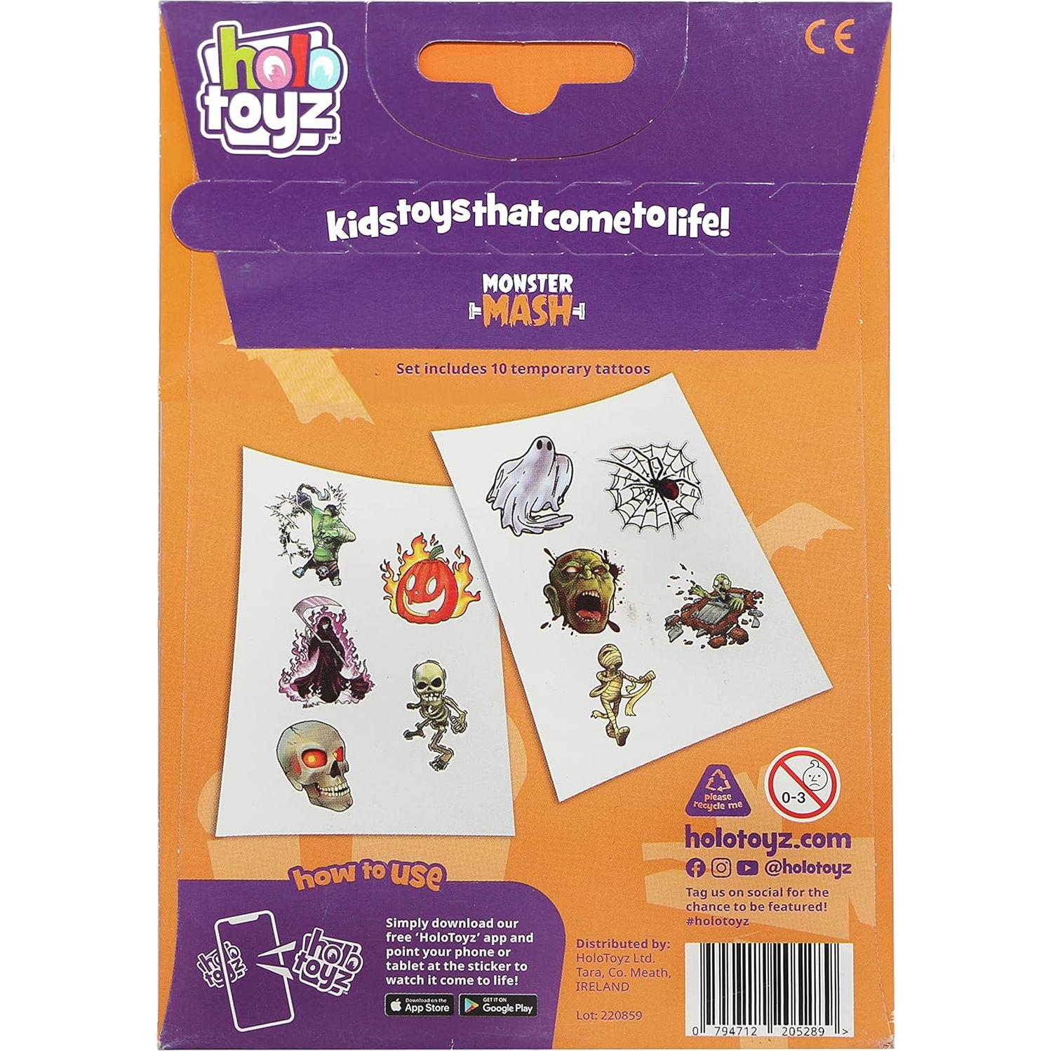 Pegatinas AR HoloToyz Monster Mash - 10 Pegatinas Mágicas