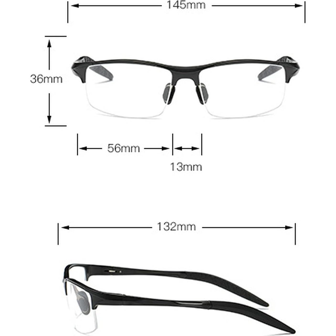 Gafas de lectura bifocales fotochromáticas NX para hombres