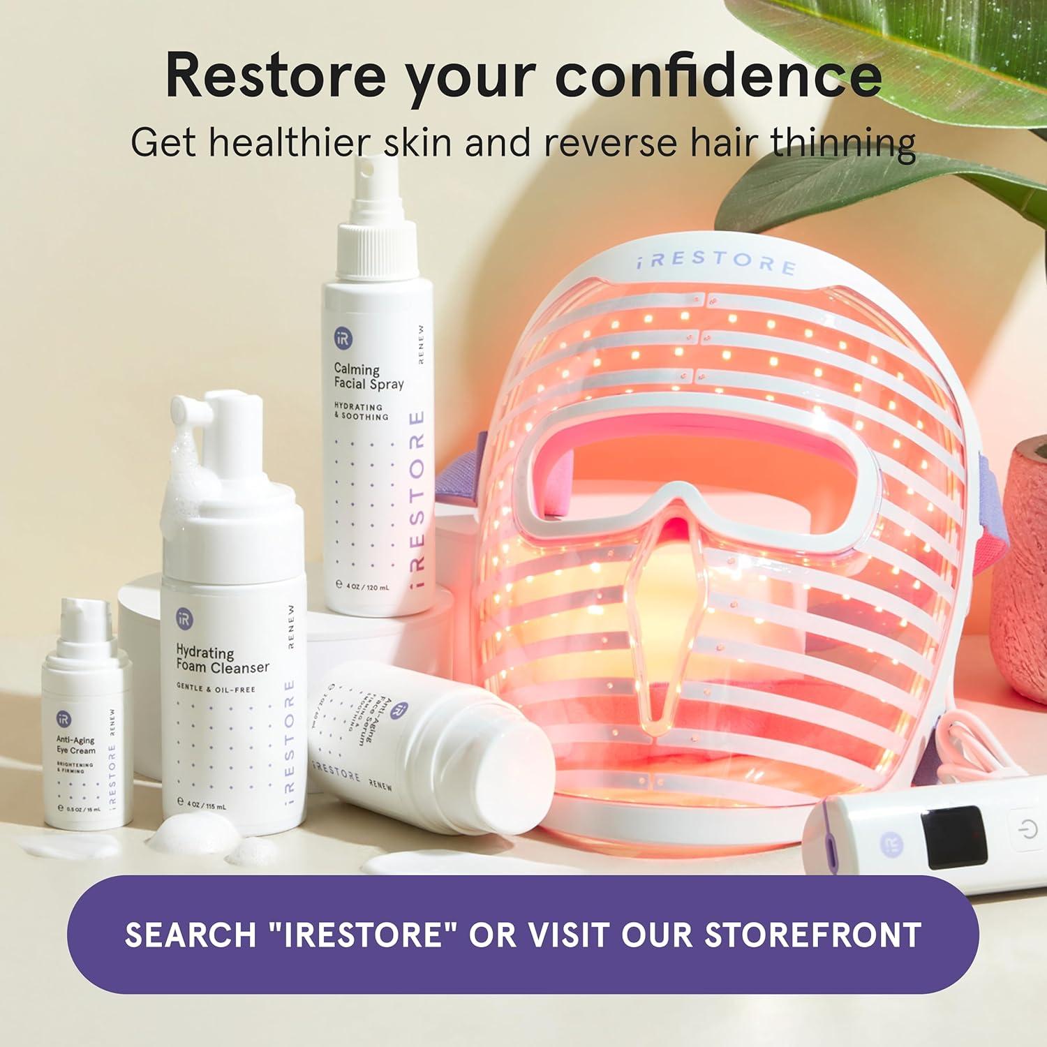 Máscara Facial LED iRestore Antienvejecimiento 360 LEDs