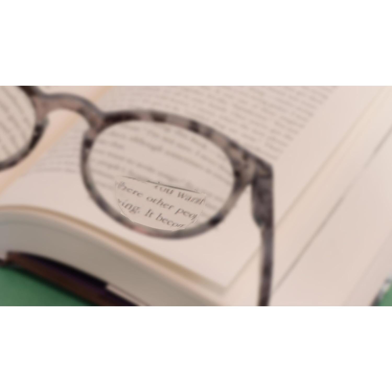 Lentes Bifocales Adhesivos Calabria Hydrotac 1.25x Reutilizables